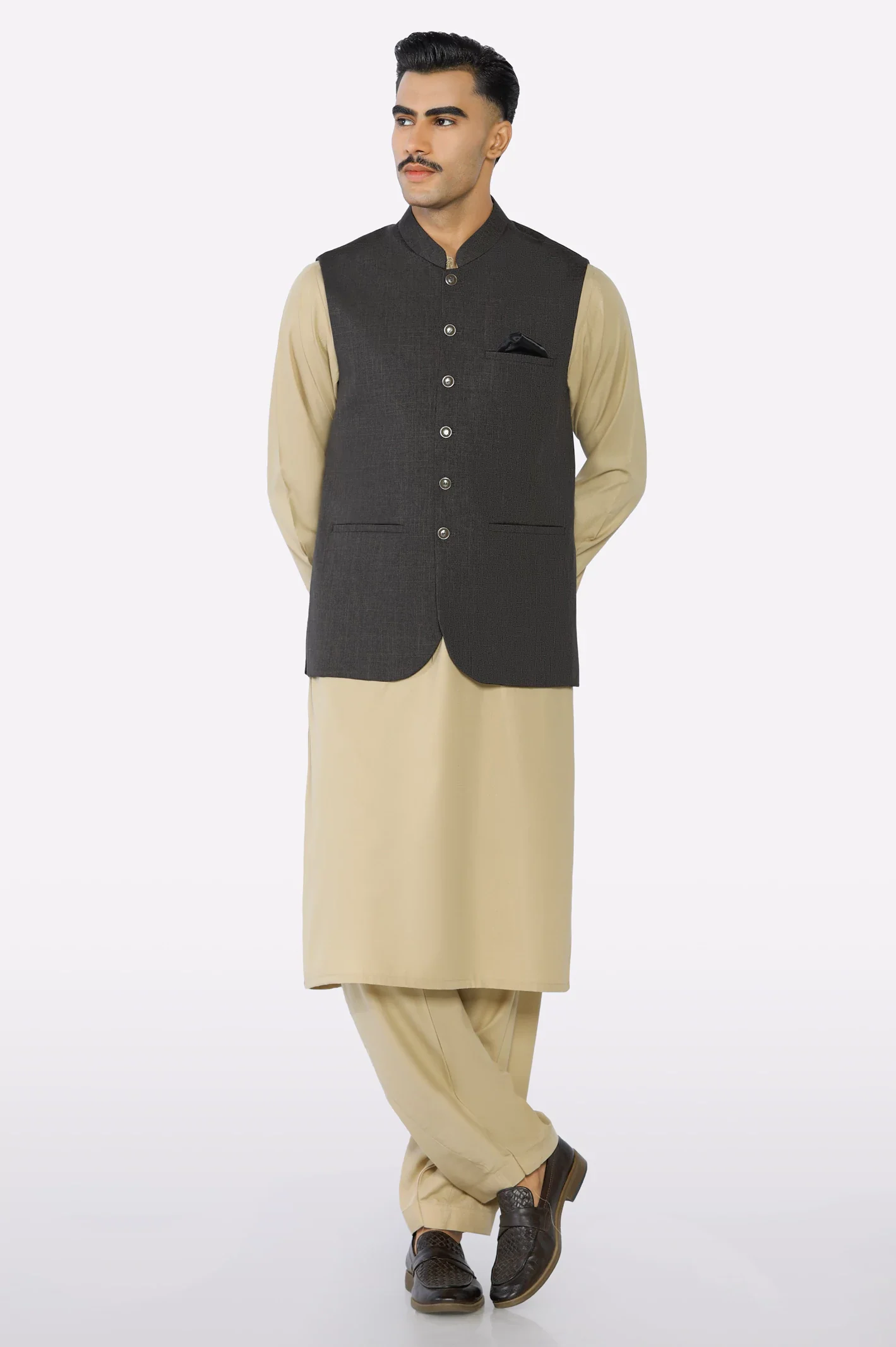 Brown Waistcoat - Image 2