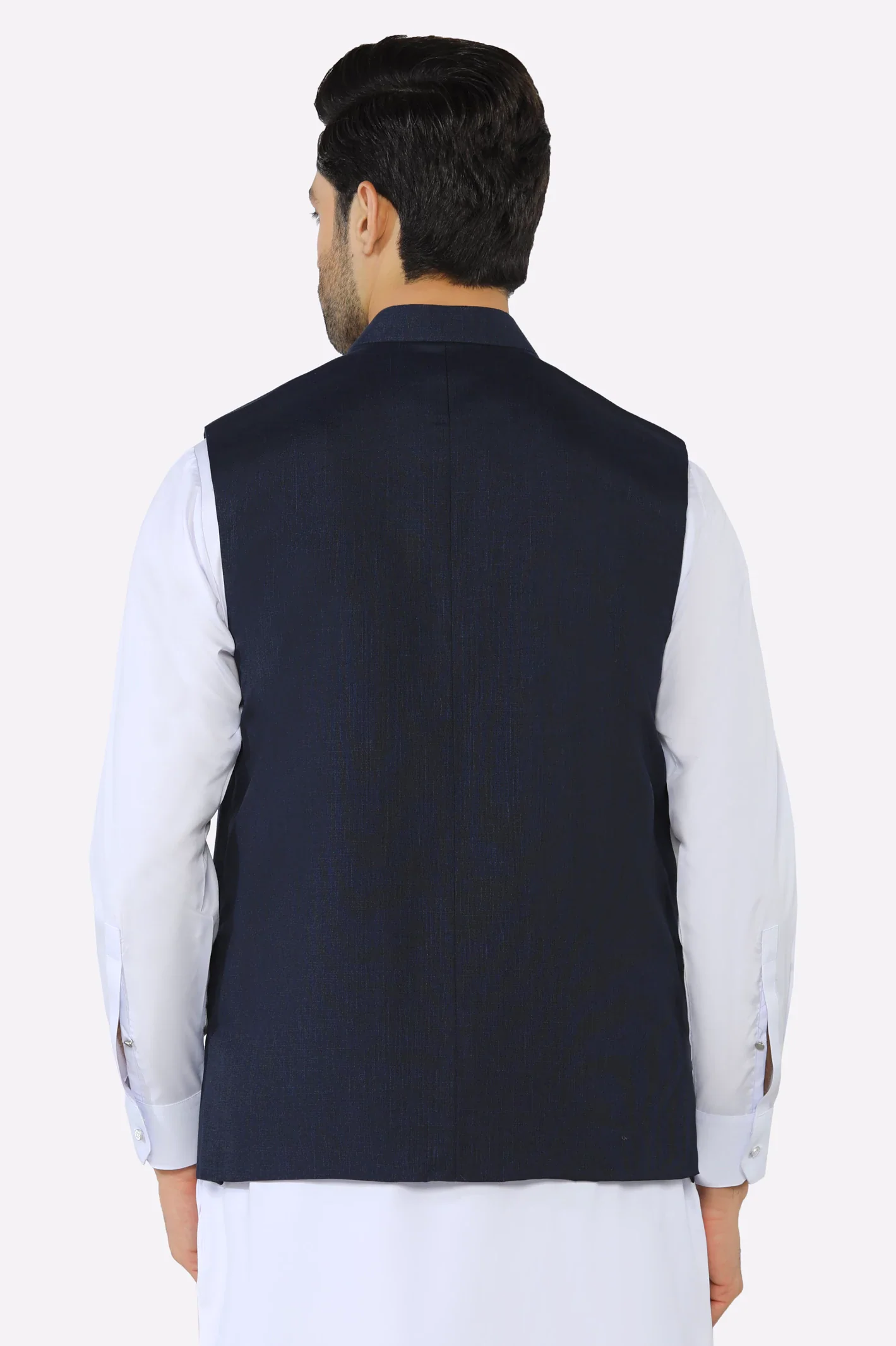 Dark Blue Waistcoat - Image 3