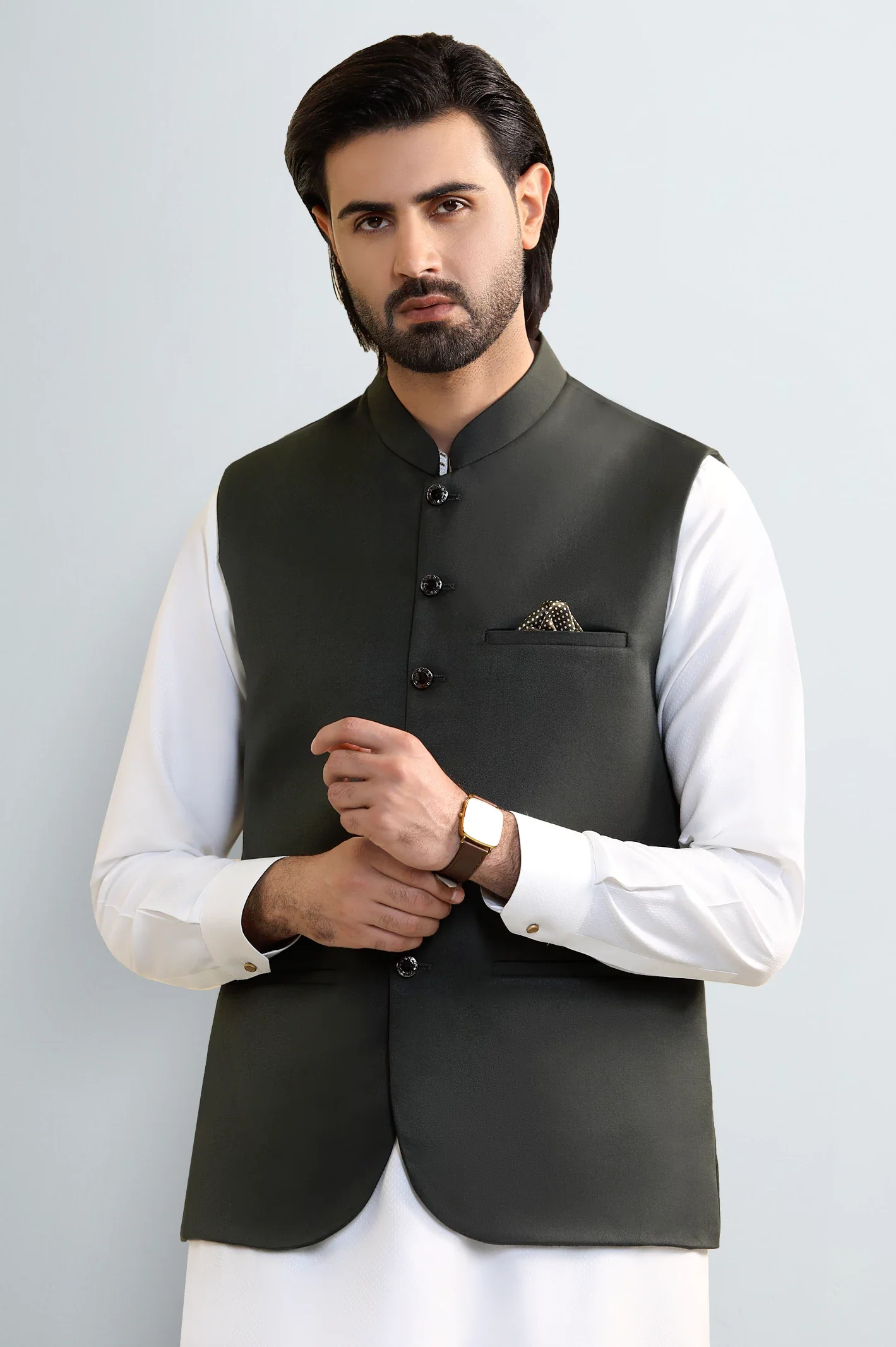 Olive Waistcoat