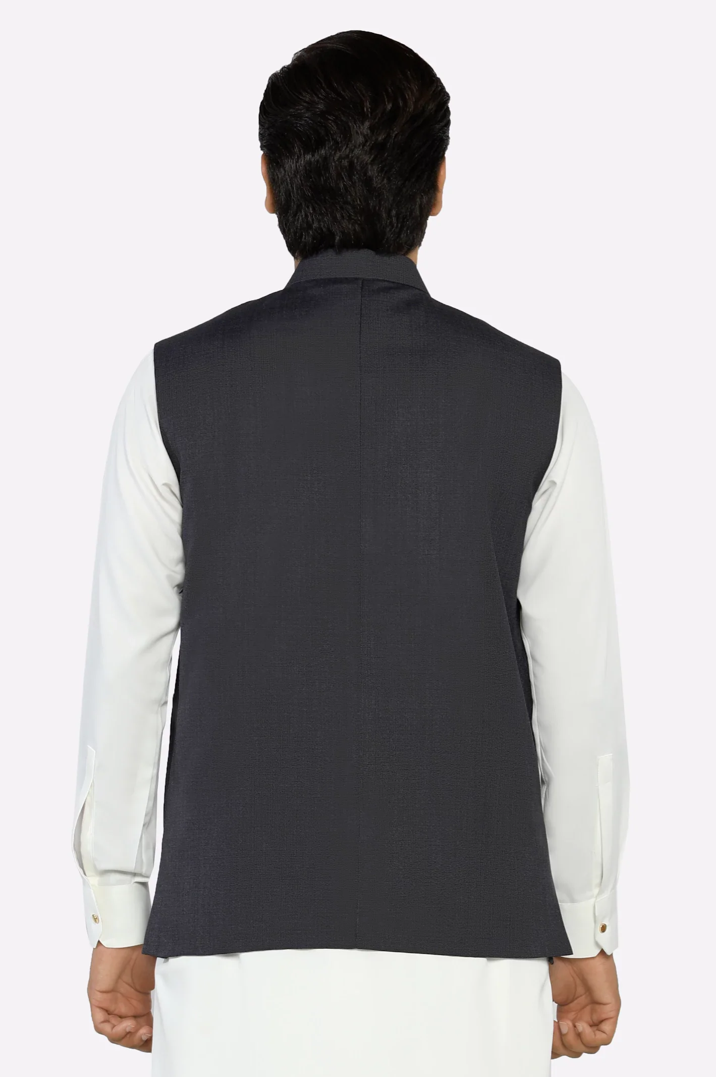 Dark Grey Waistcoat - Image 3