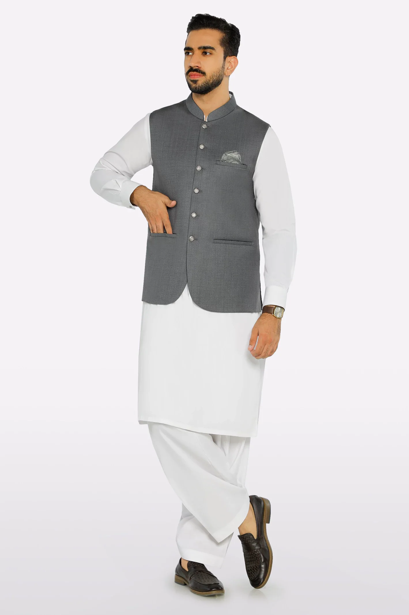 Grey Waistcoat - Image 2