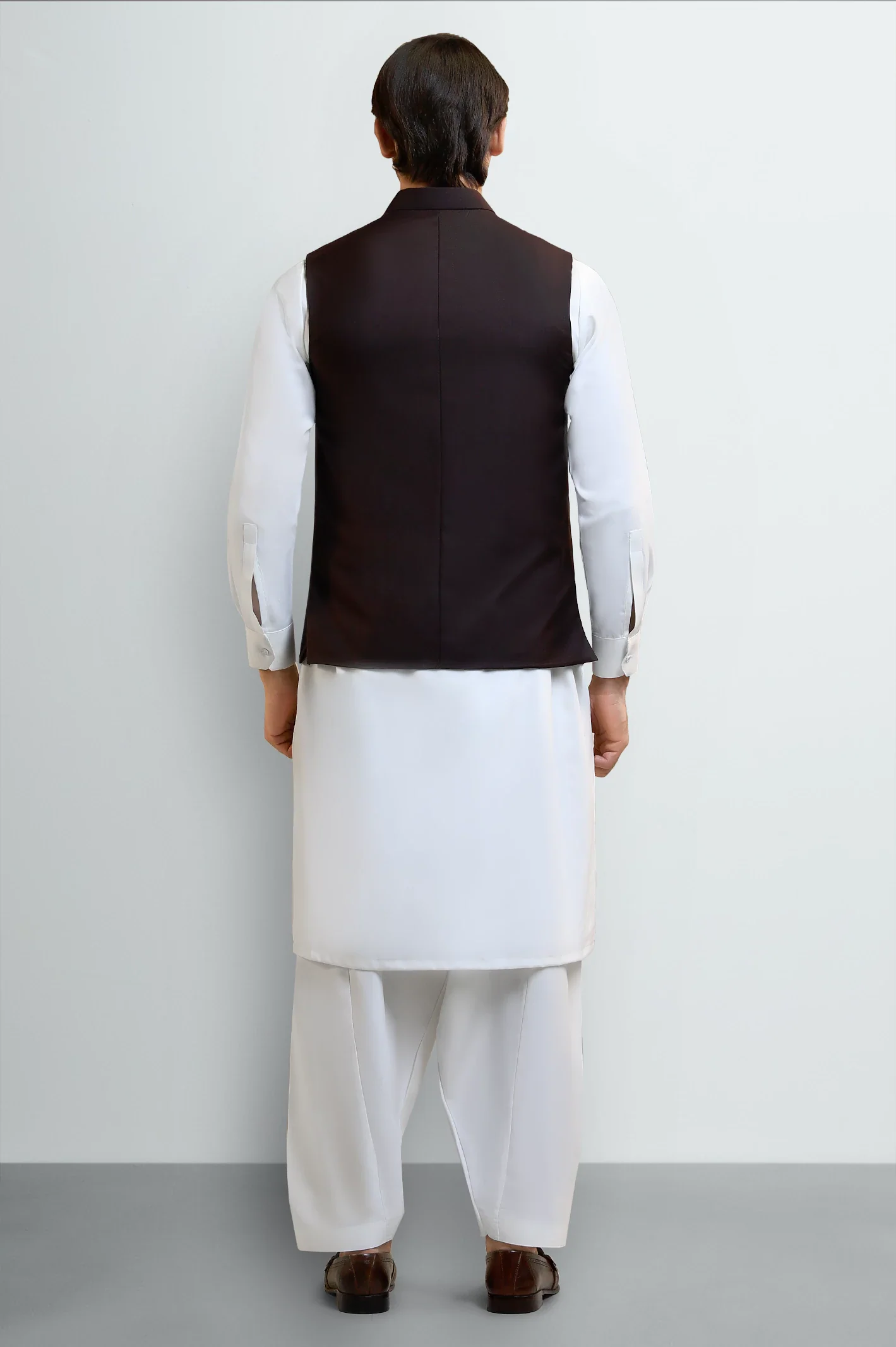 Dark Brown Waistcoat - Image 3