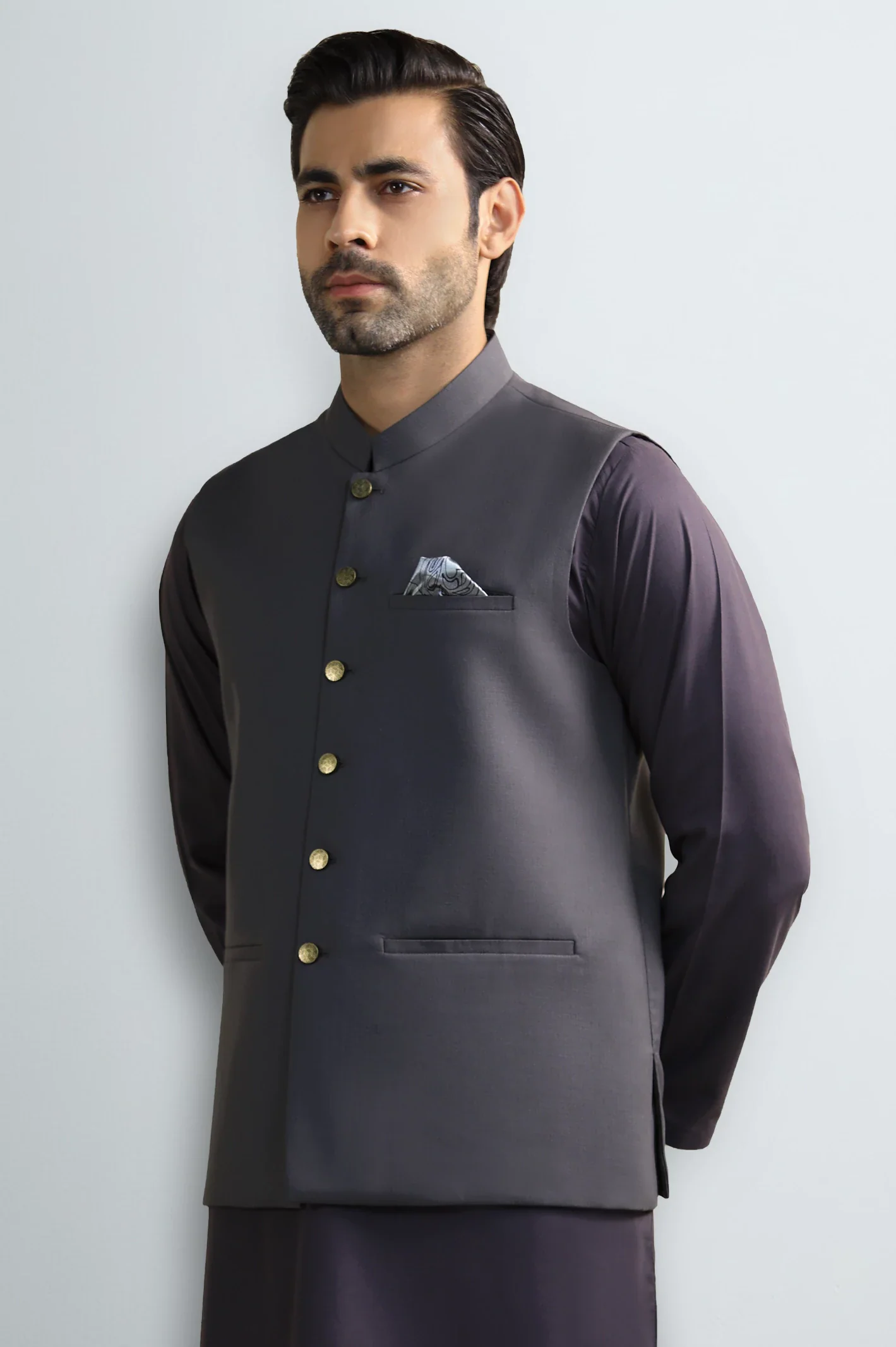 Dark Grey Waistcoat