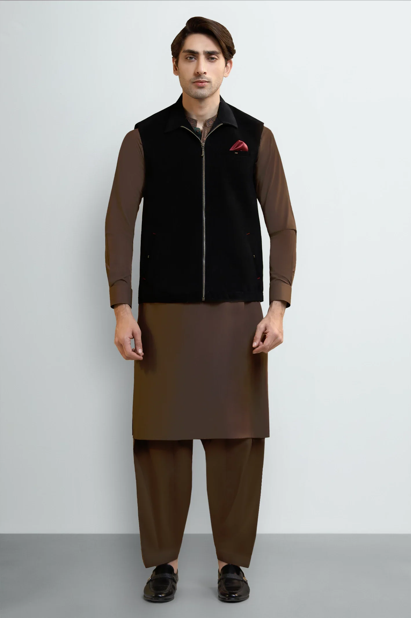 Charcoal Waistcoat - Image 2