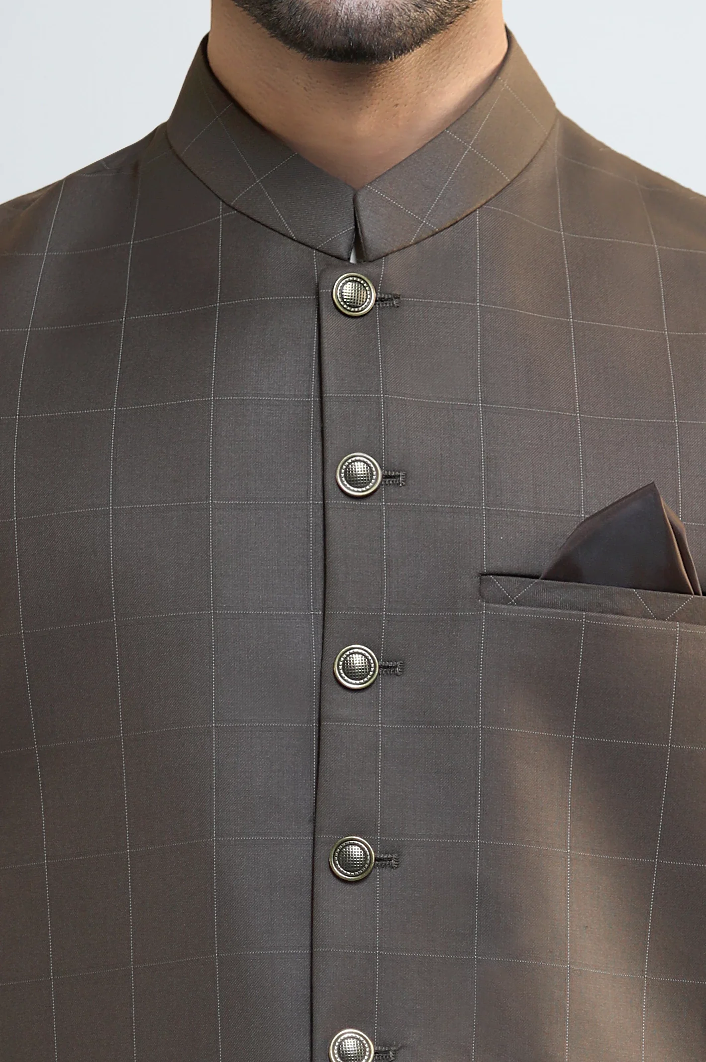 Dark Brown Waistcoat - Image 3