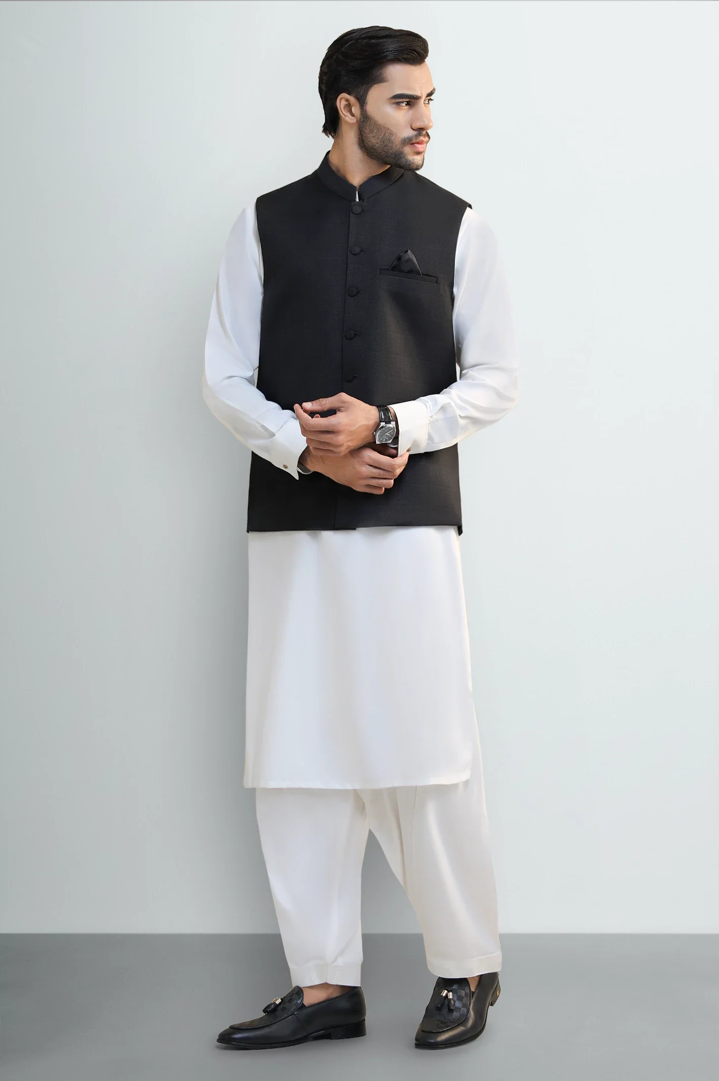 Charcoal Waistcoat - Image 2