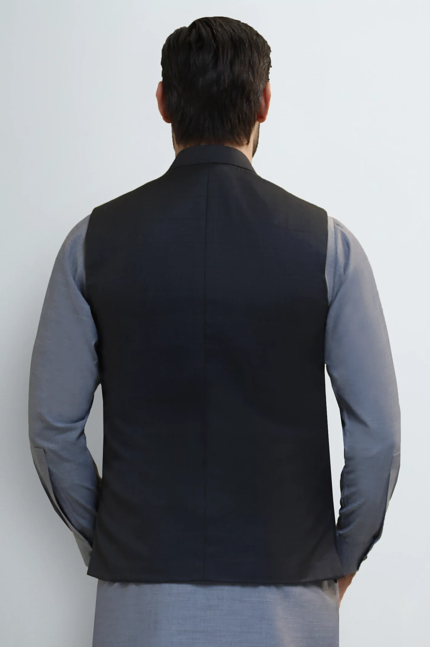Dark Grey Waistcoat - Image 4