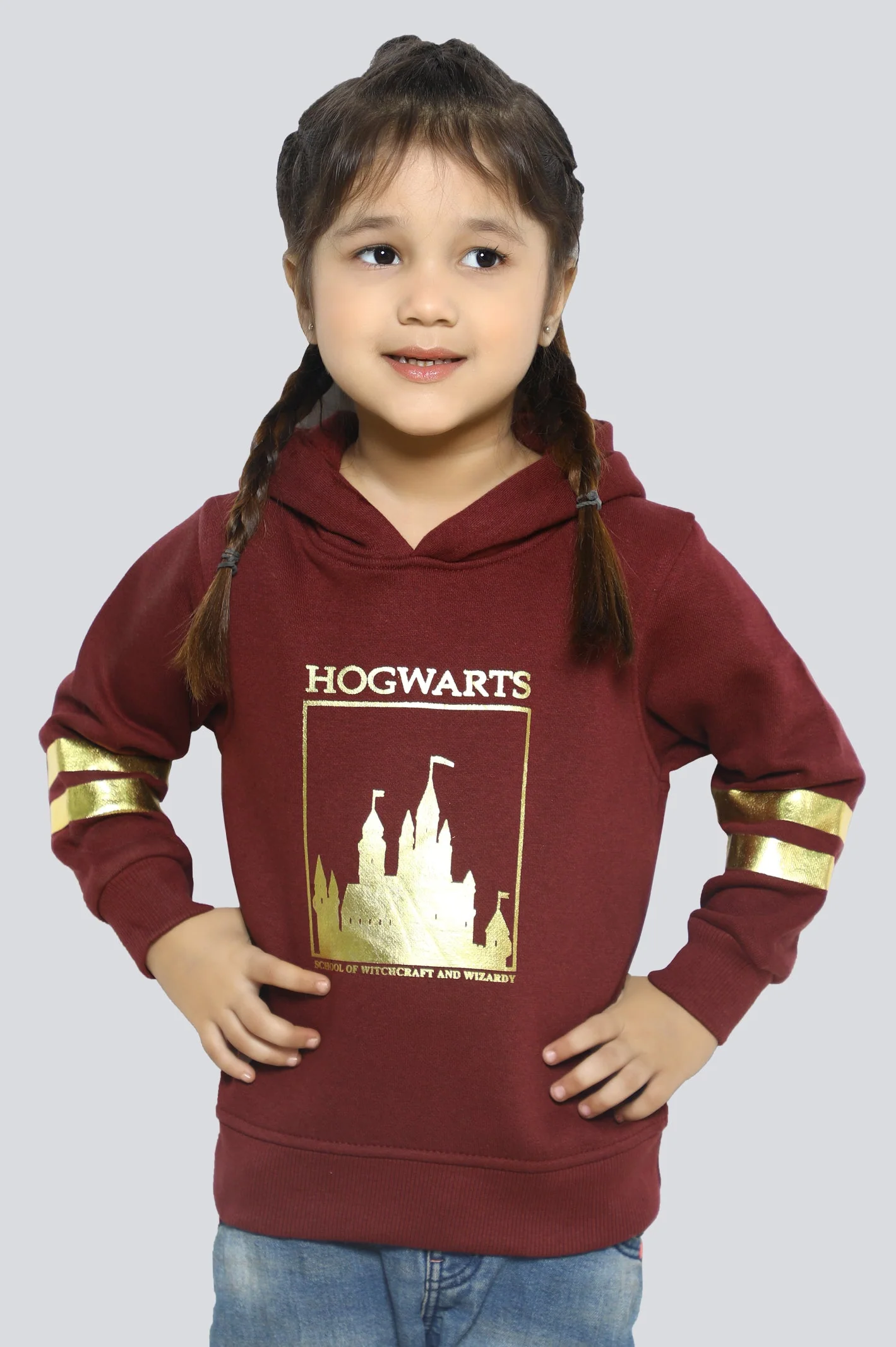 Maroon Girls Hoodie