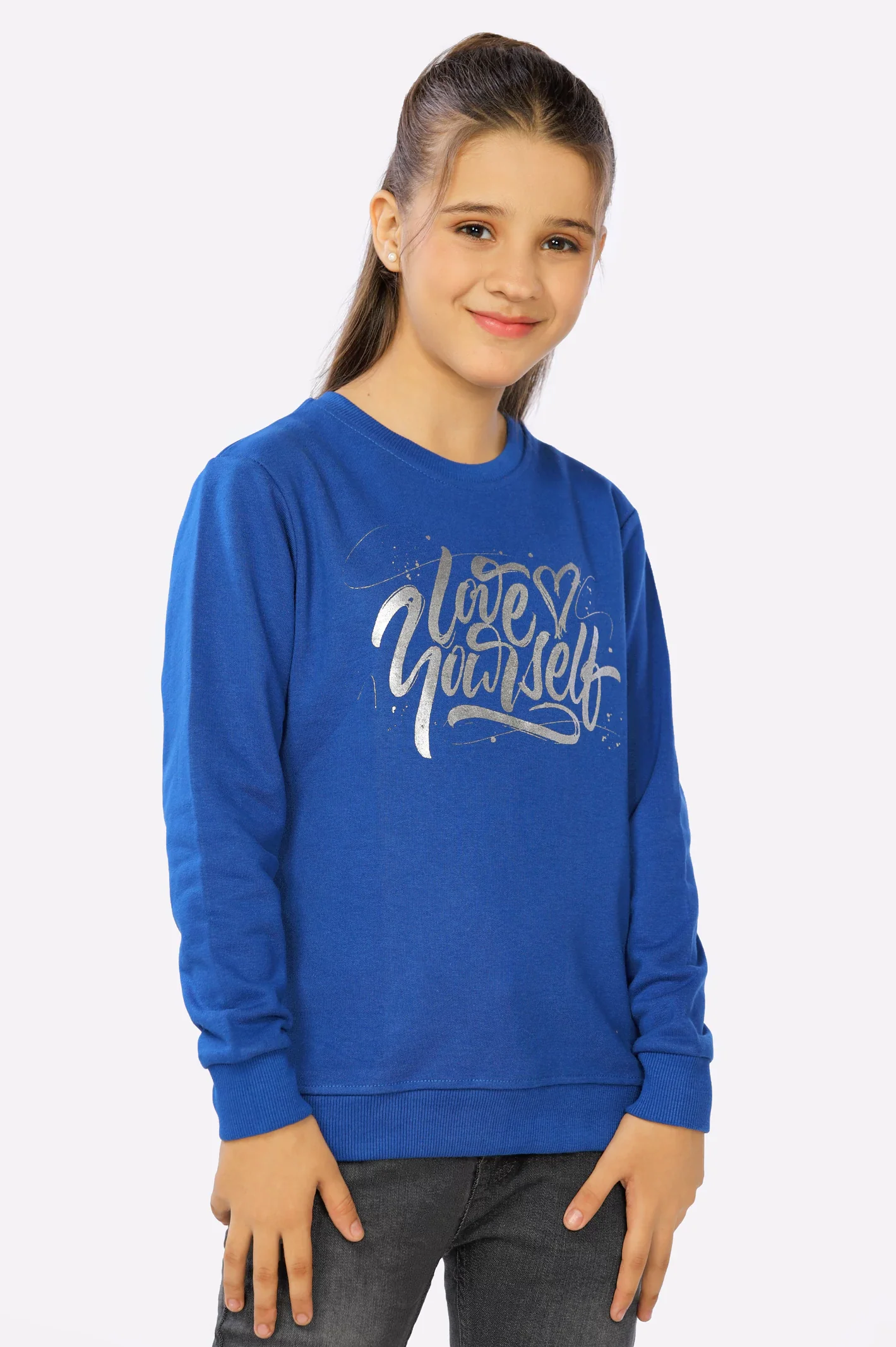 Girls Sweatshirt SKU: KGP-0017-ROYAL BLUE - Image 2