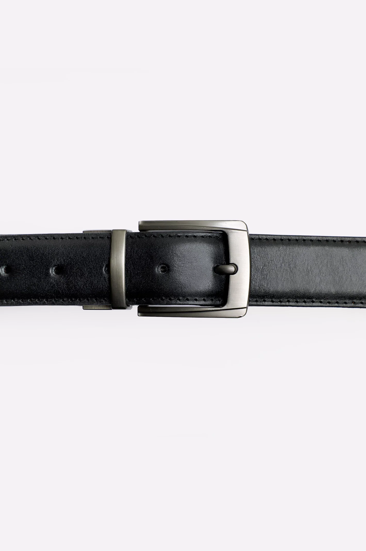 Black Brown Men's Belt - Image 2