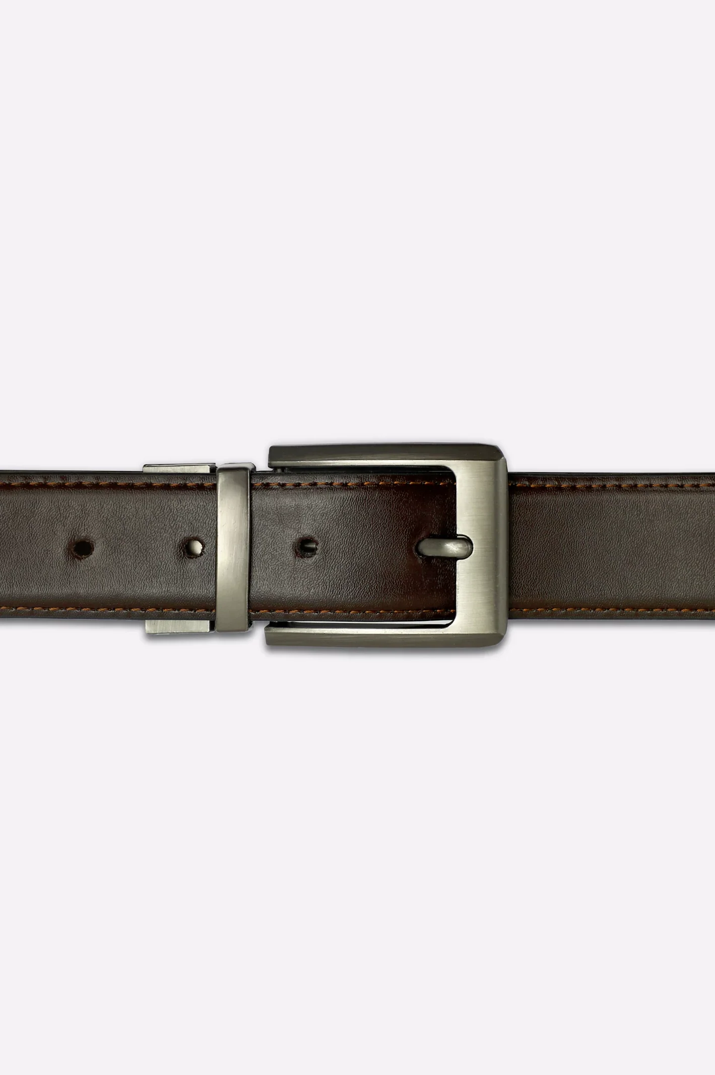 Black & Brown Men's Belt - Image 3