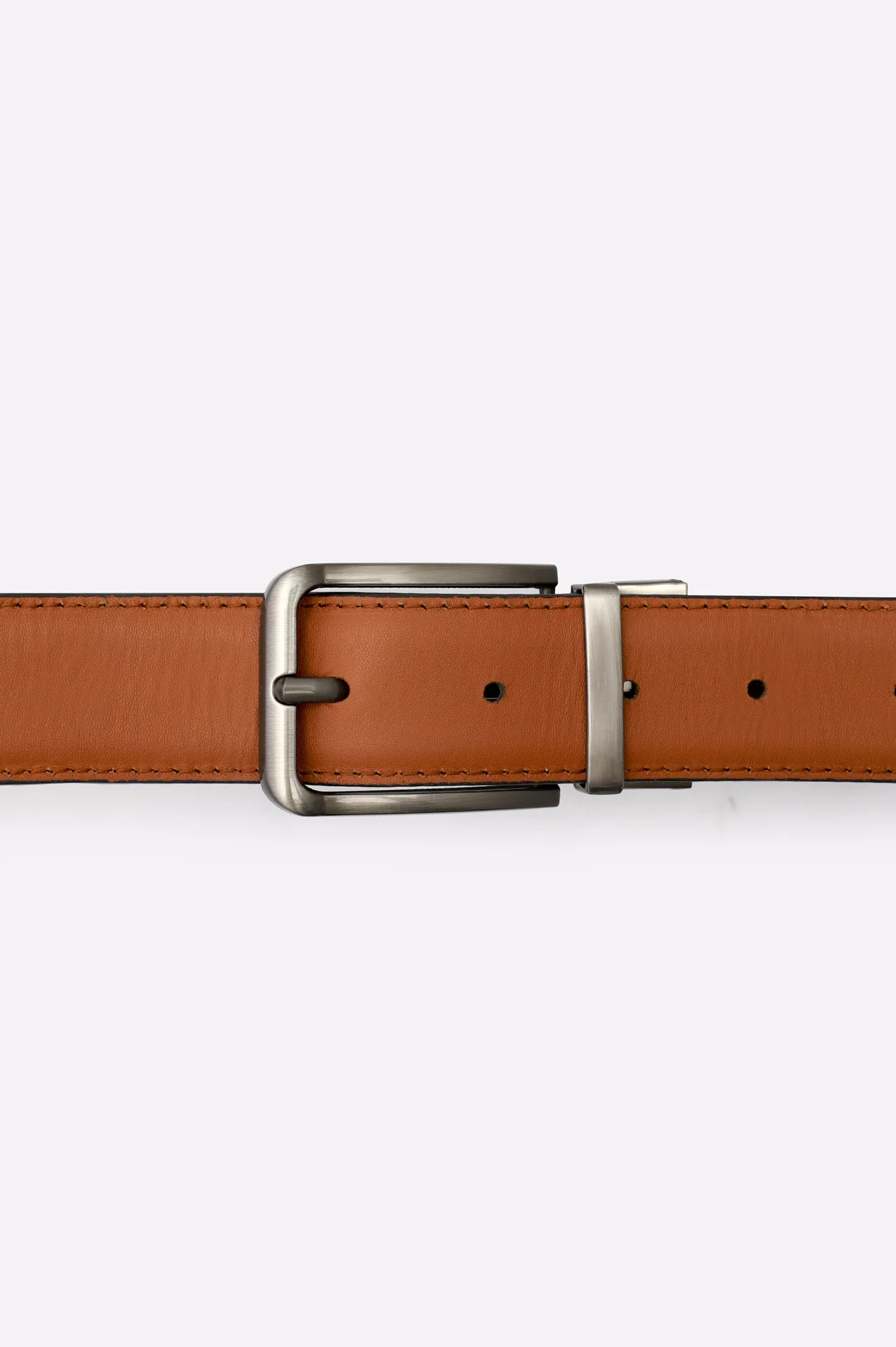 Black & Tan Men's Belt - Image 2