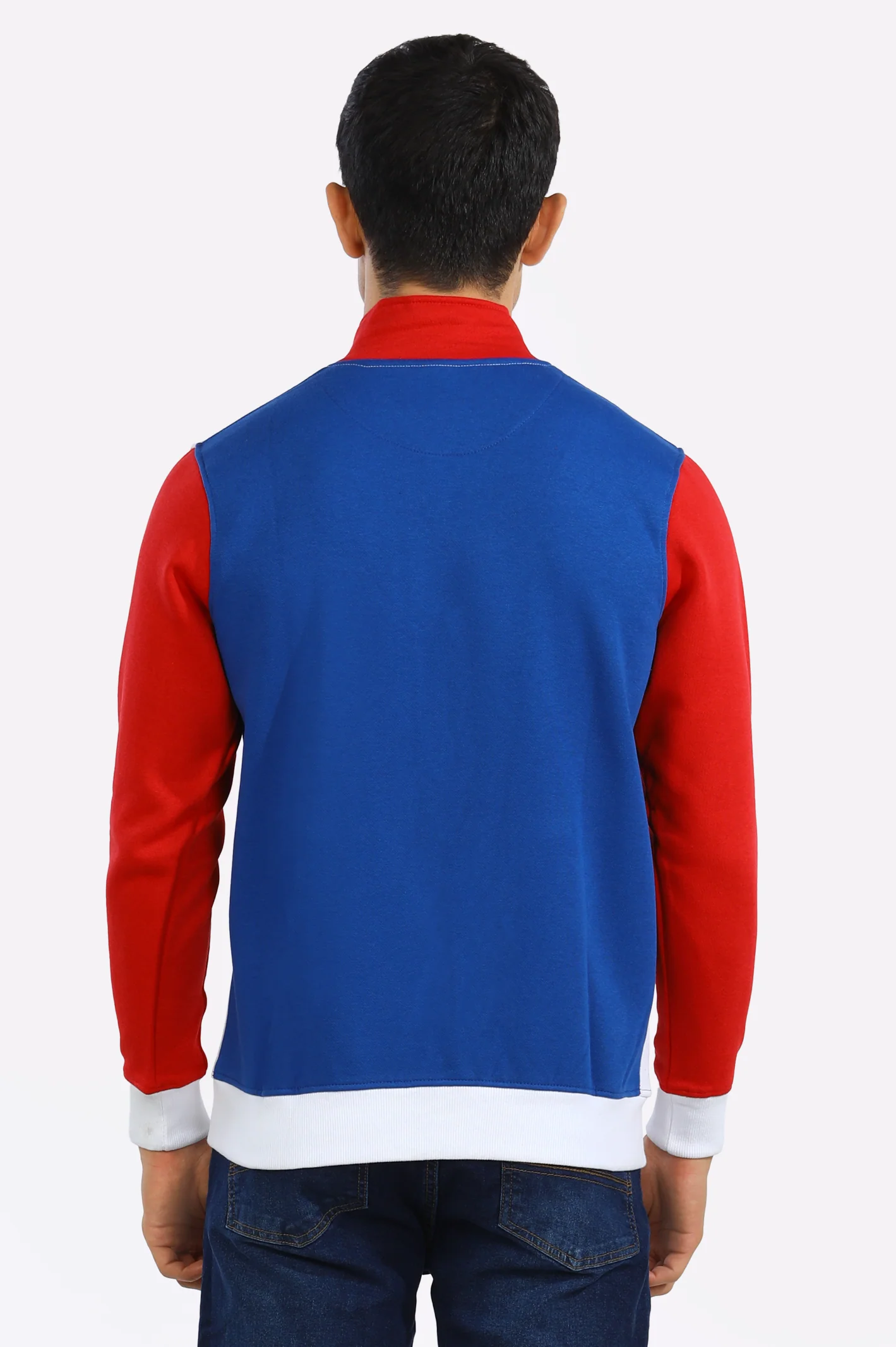 Color Block Knitted Jacket - Image 4