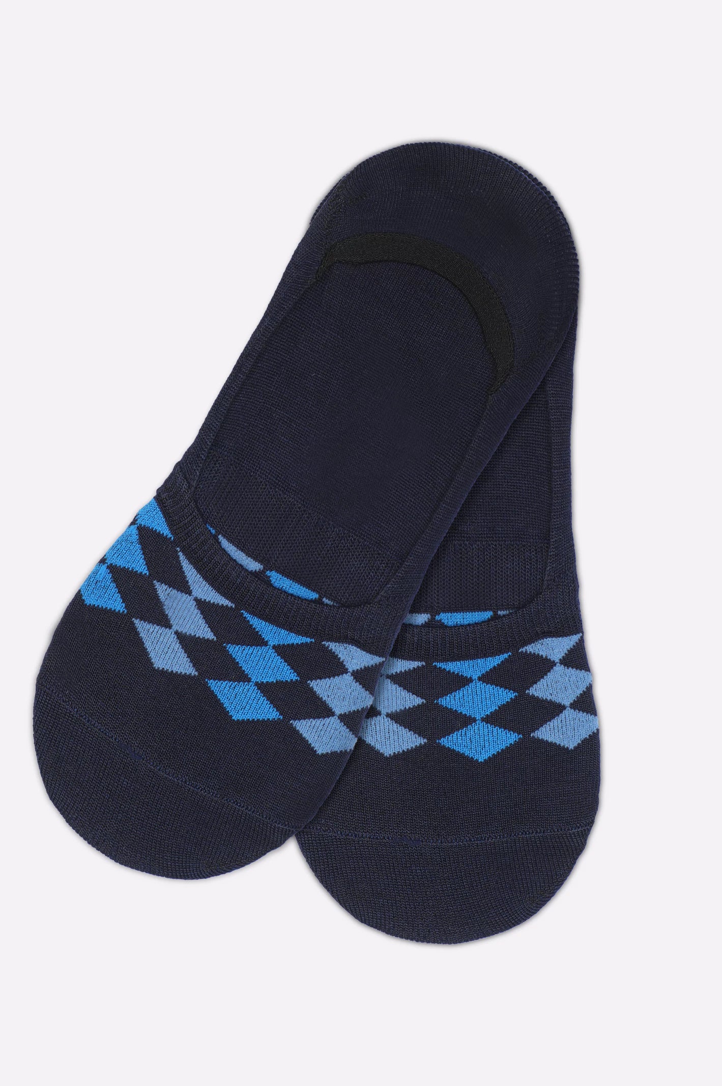 Blue Hidden Socks