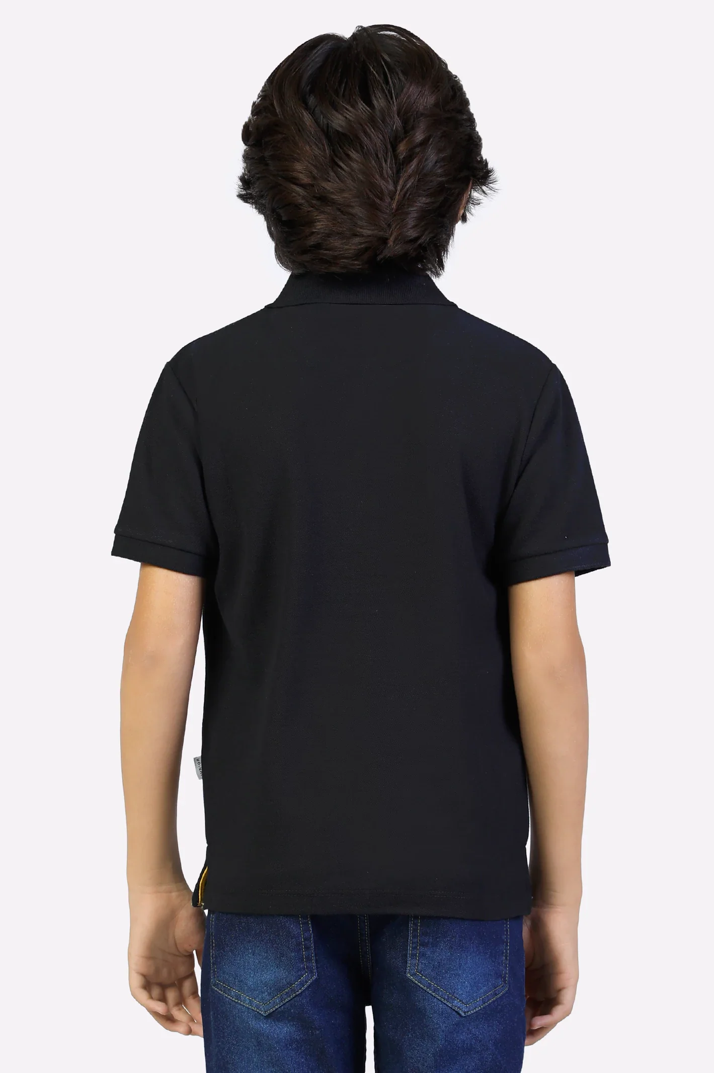 Black Logo Statement Polo - Image 3