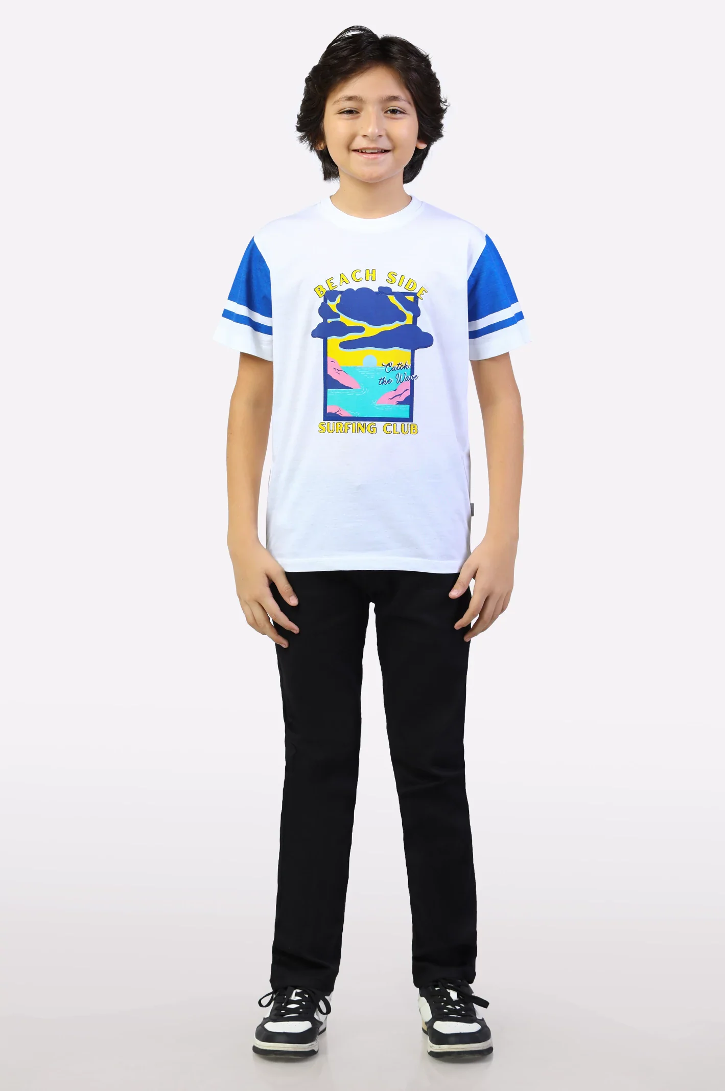 Beach Side Graphic Print T-Shirt - Image 2
