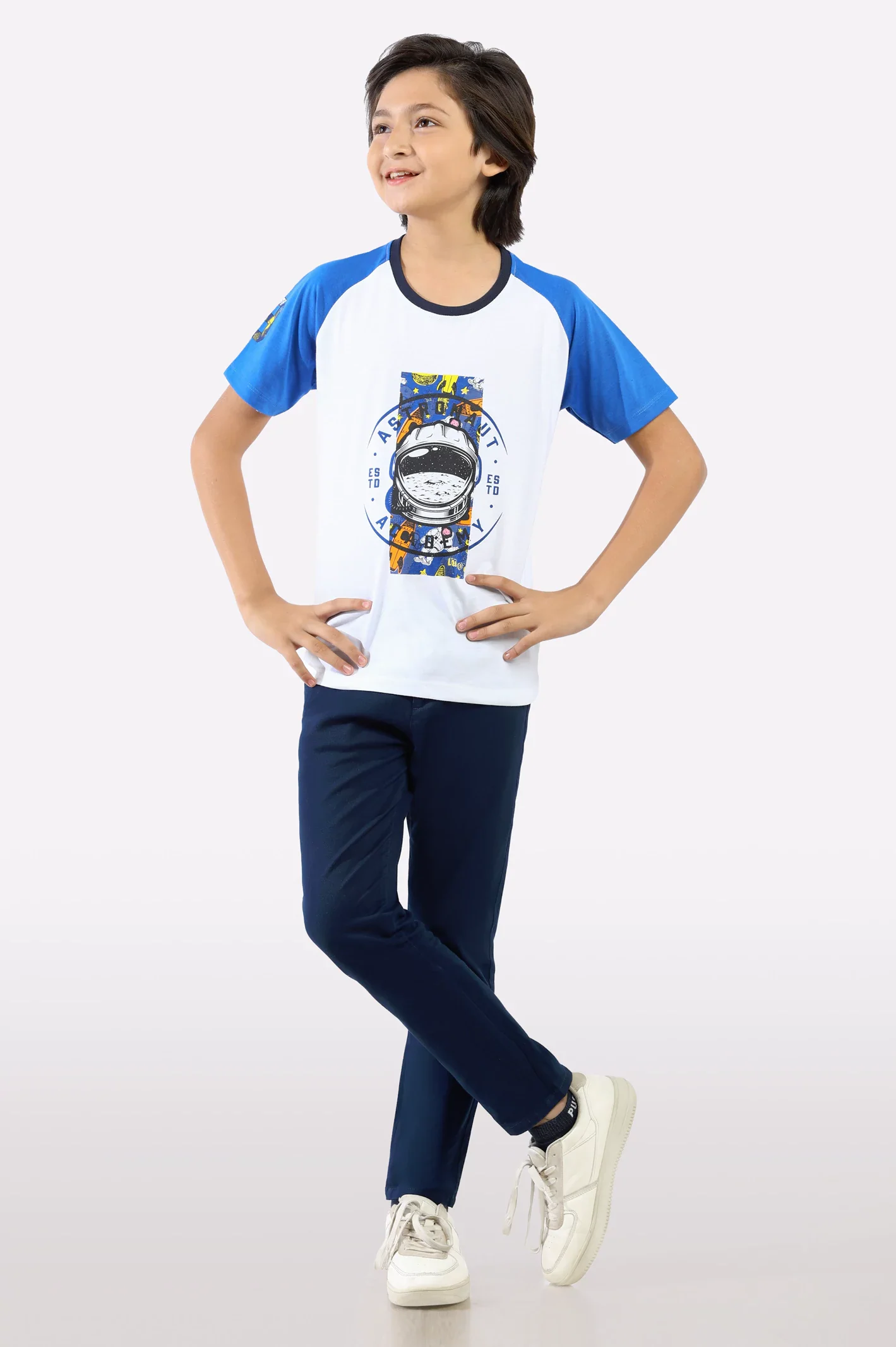 White Graphic Printed T-Shirt - Image 2