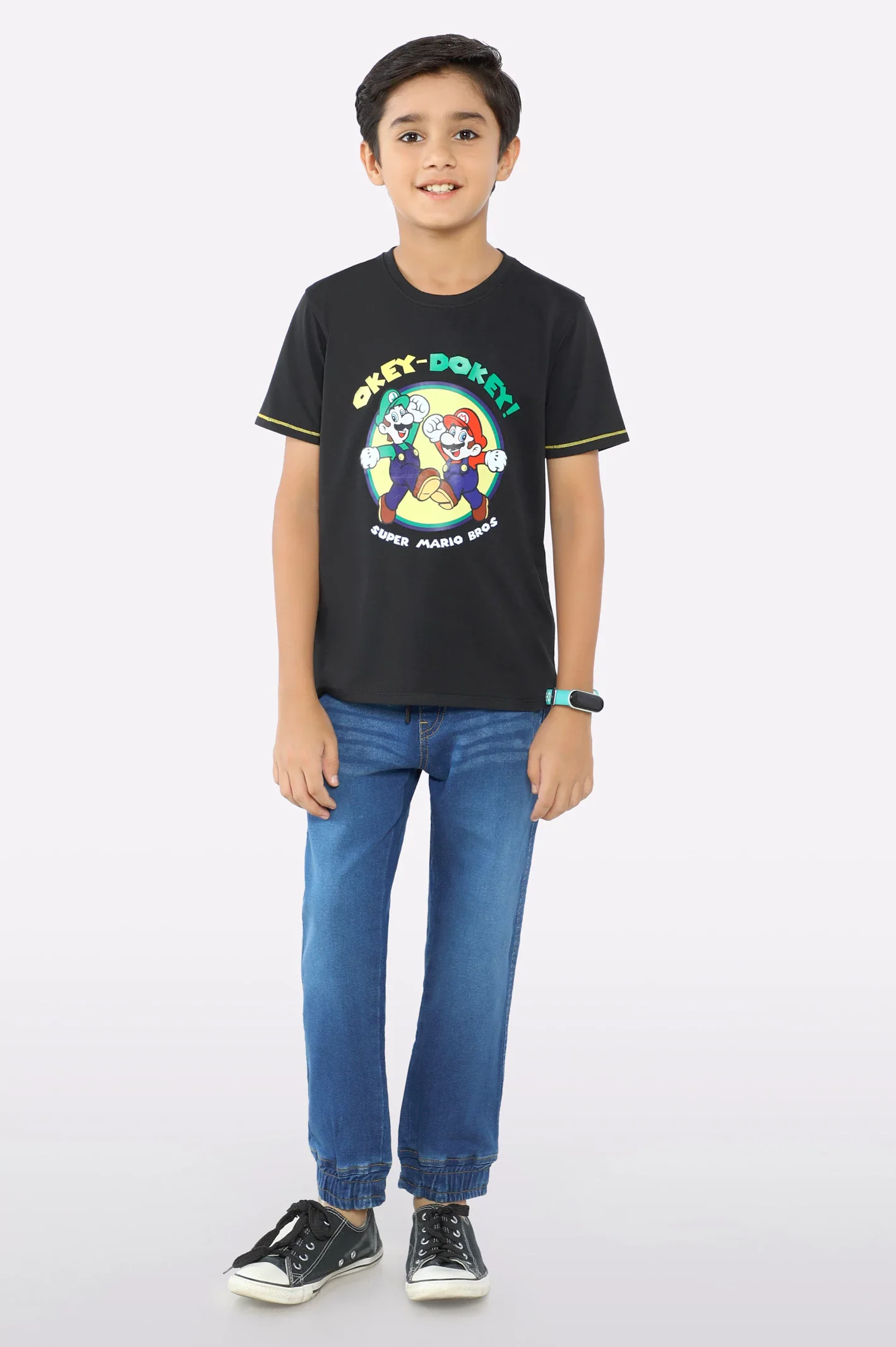 Super Mario Bros Printed T-Shirt - Image 2