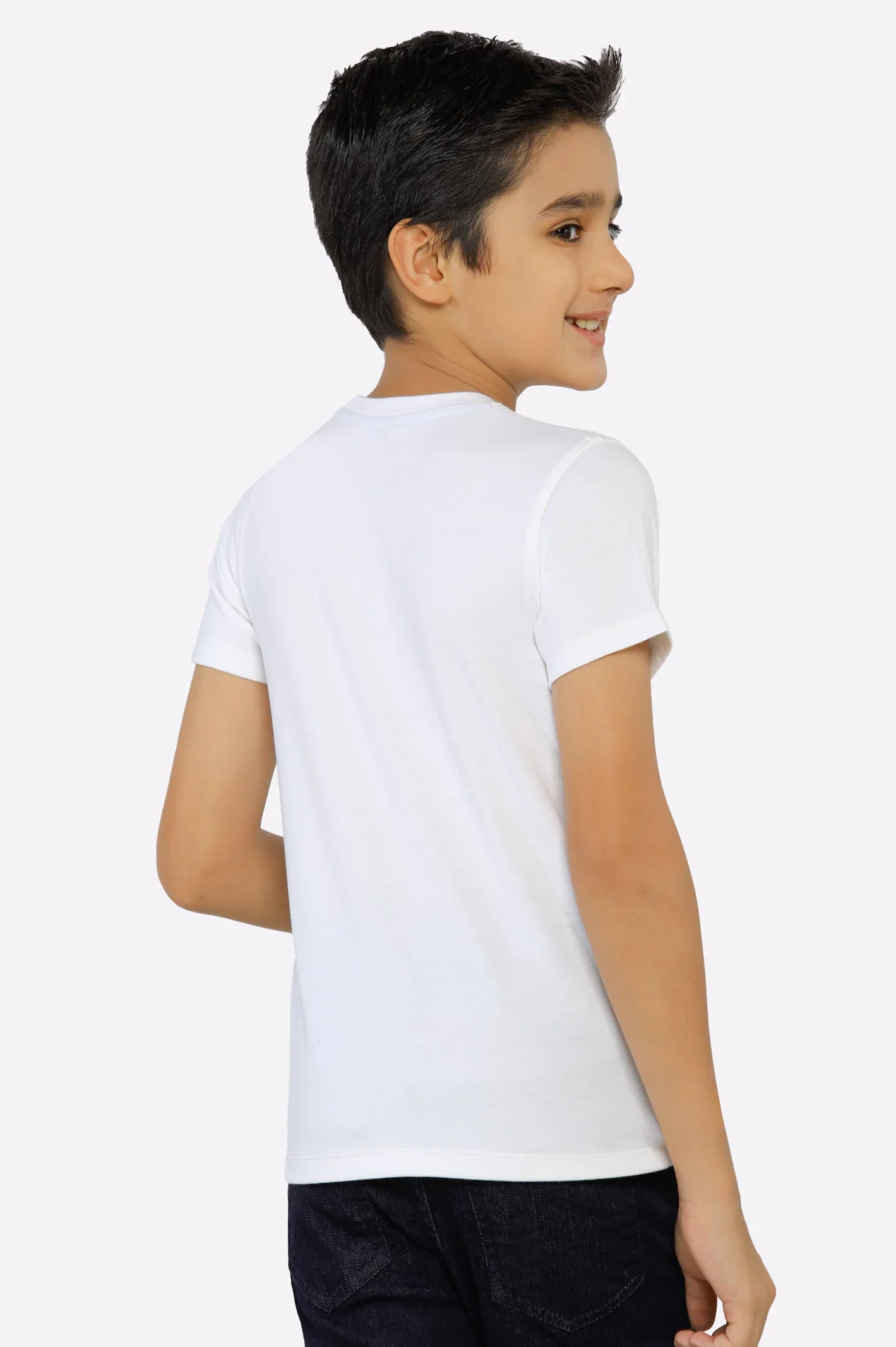 White Graphic Print T-Shirt - Image 3