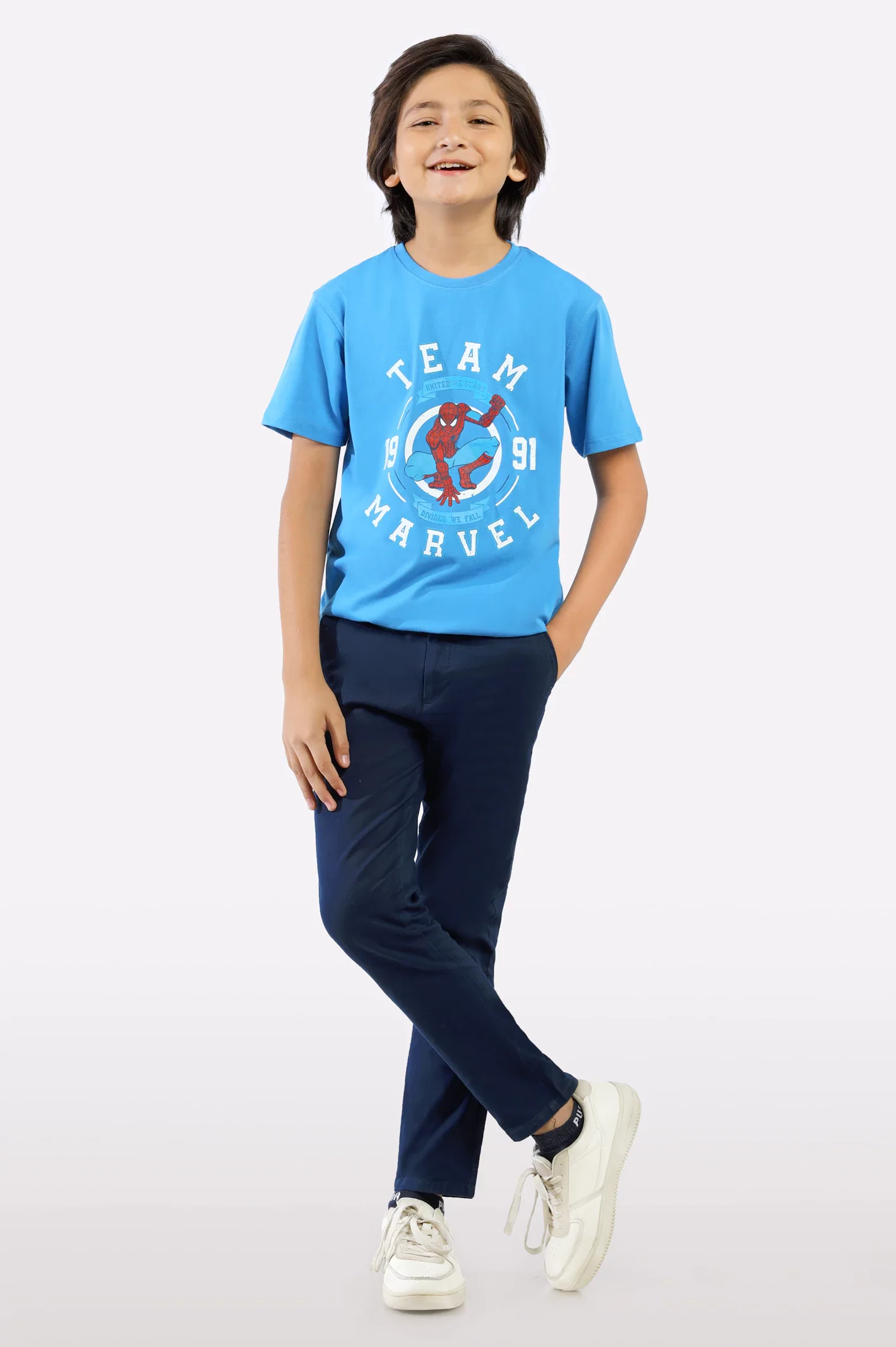 Team Marvel Graphic Printed T-Shirt - Image 2
