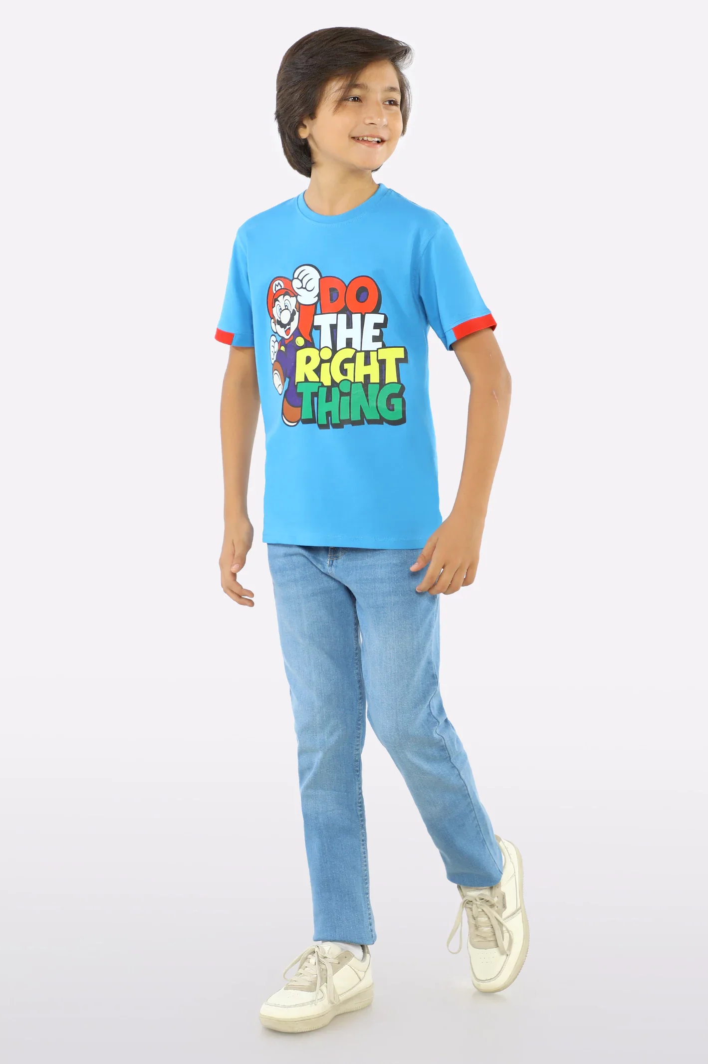 Super Mario Graphic Printed T-Shirt - Image 2