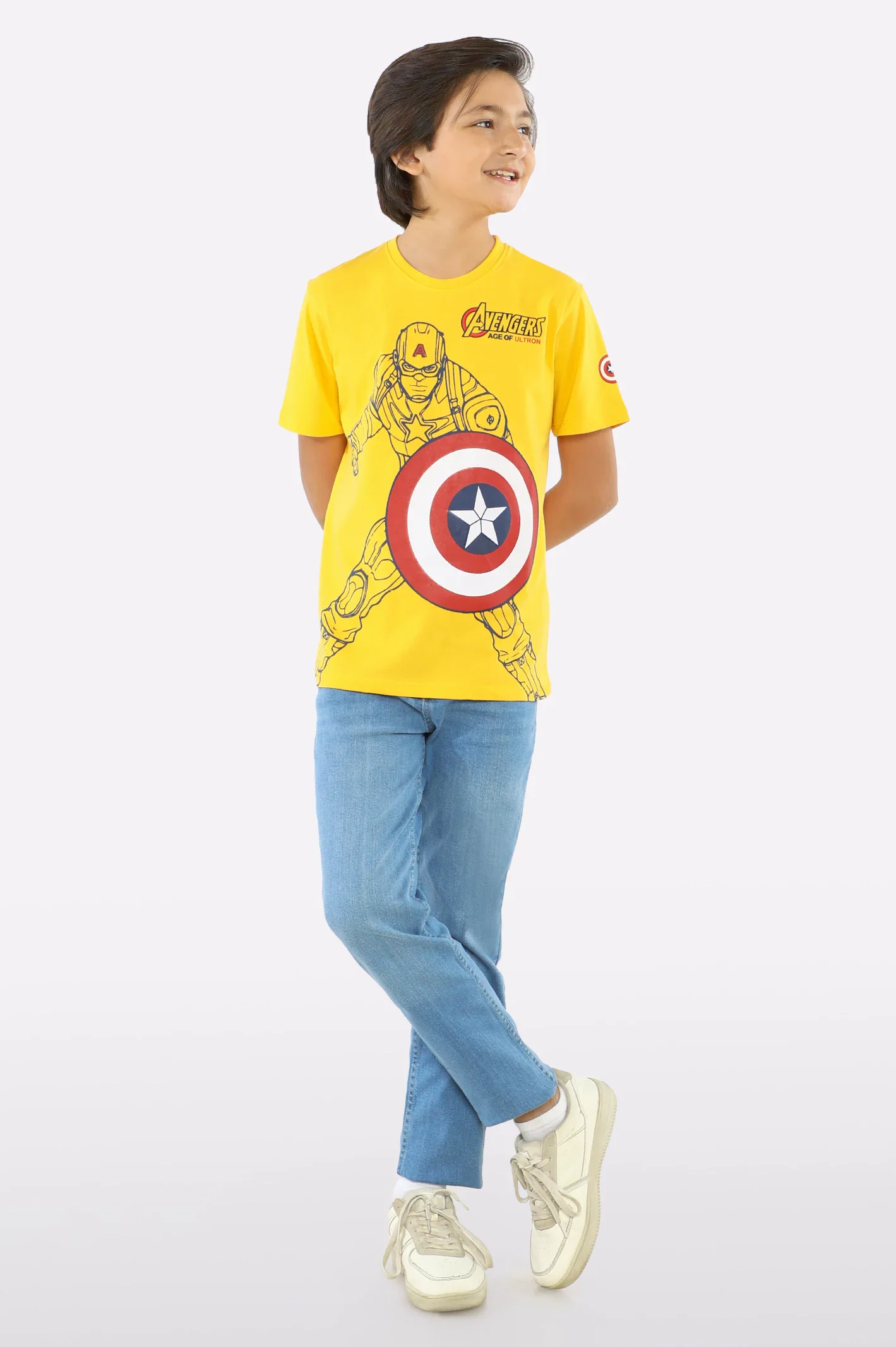 Captain America Graphic Printed T-Shirt - Image 2
