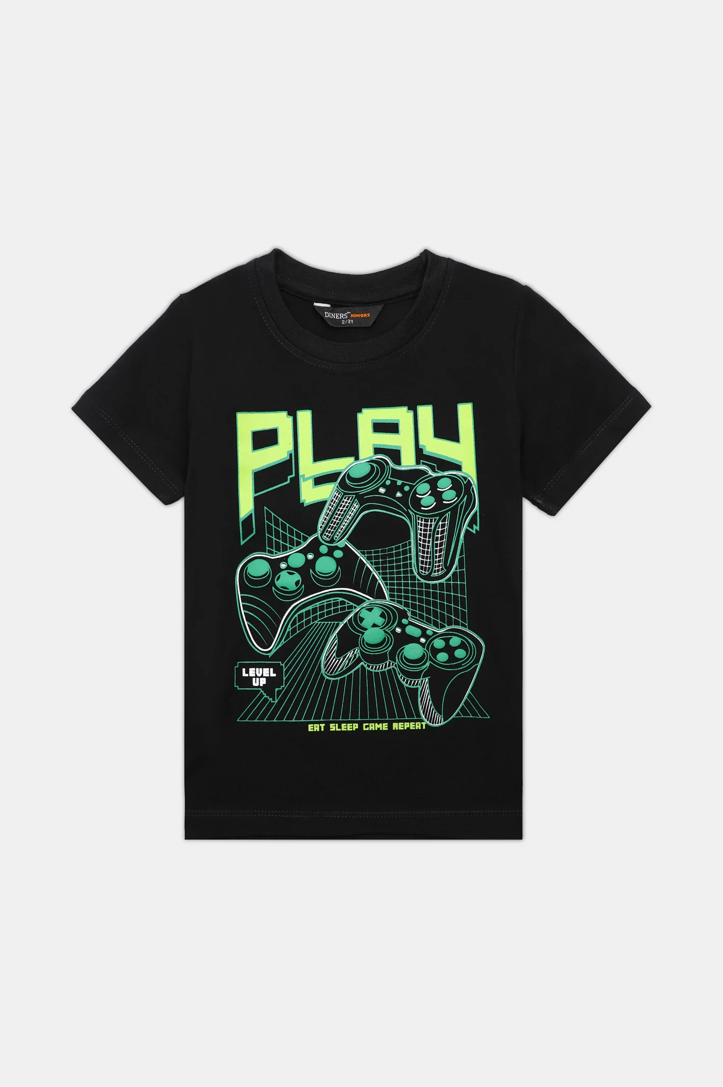 Black Graphic Printed T-Shirt