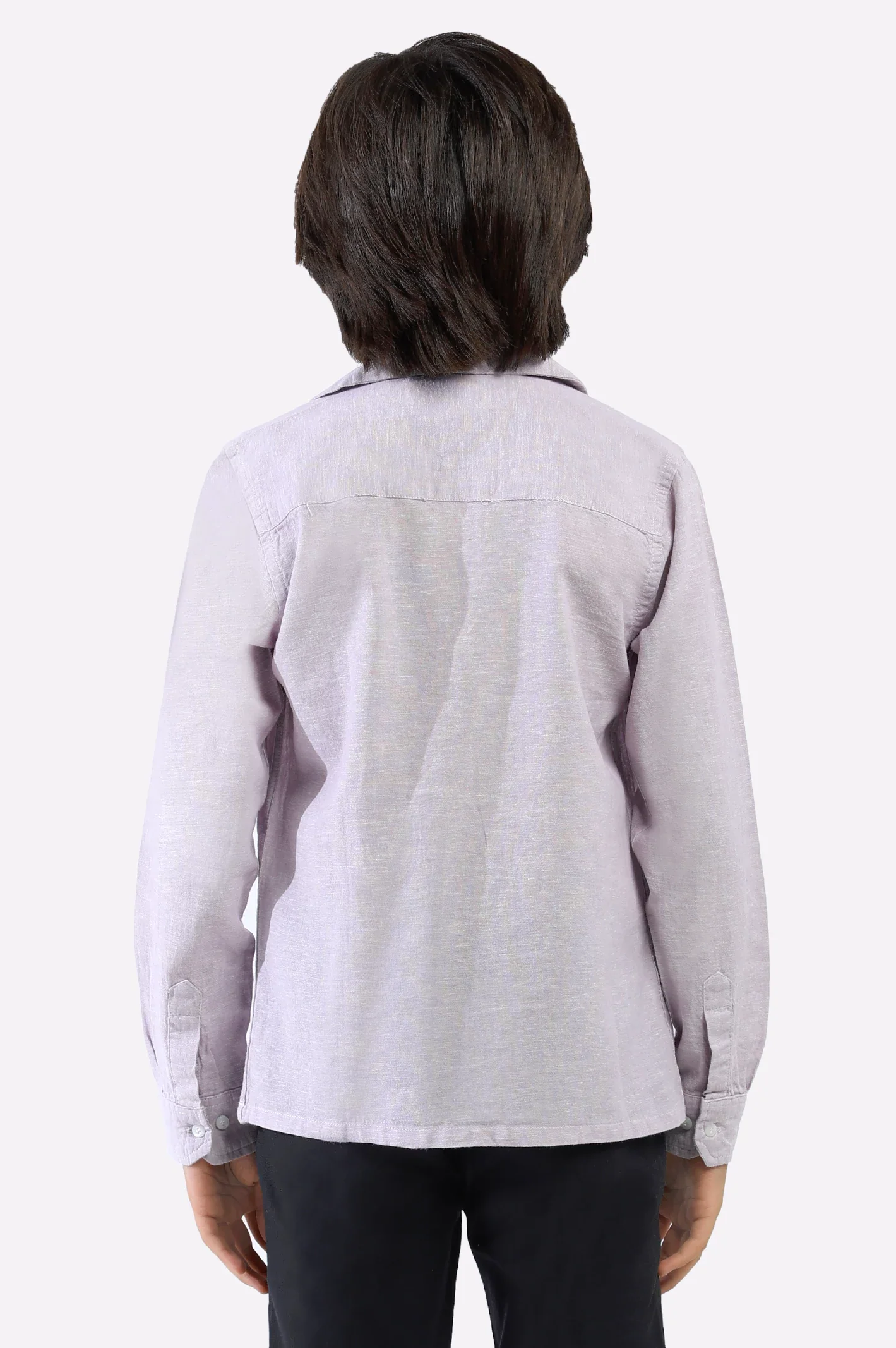 Lilac Graphic Printed Casual Shirt - Image 3