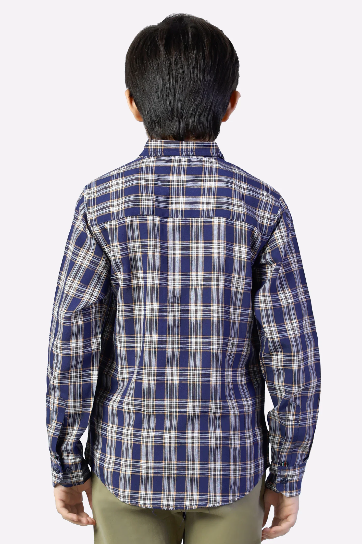 Multicolor Glen Plaid Check Casual Shirt - Image 3