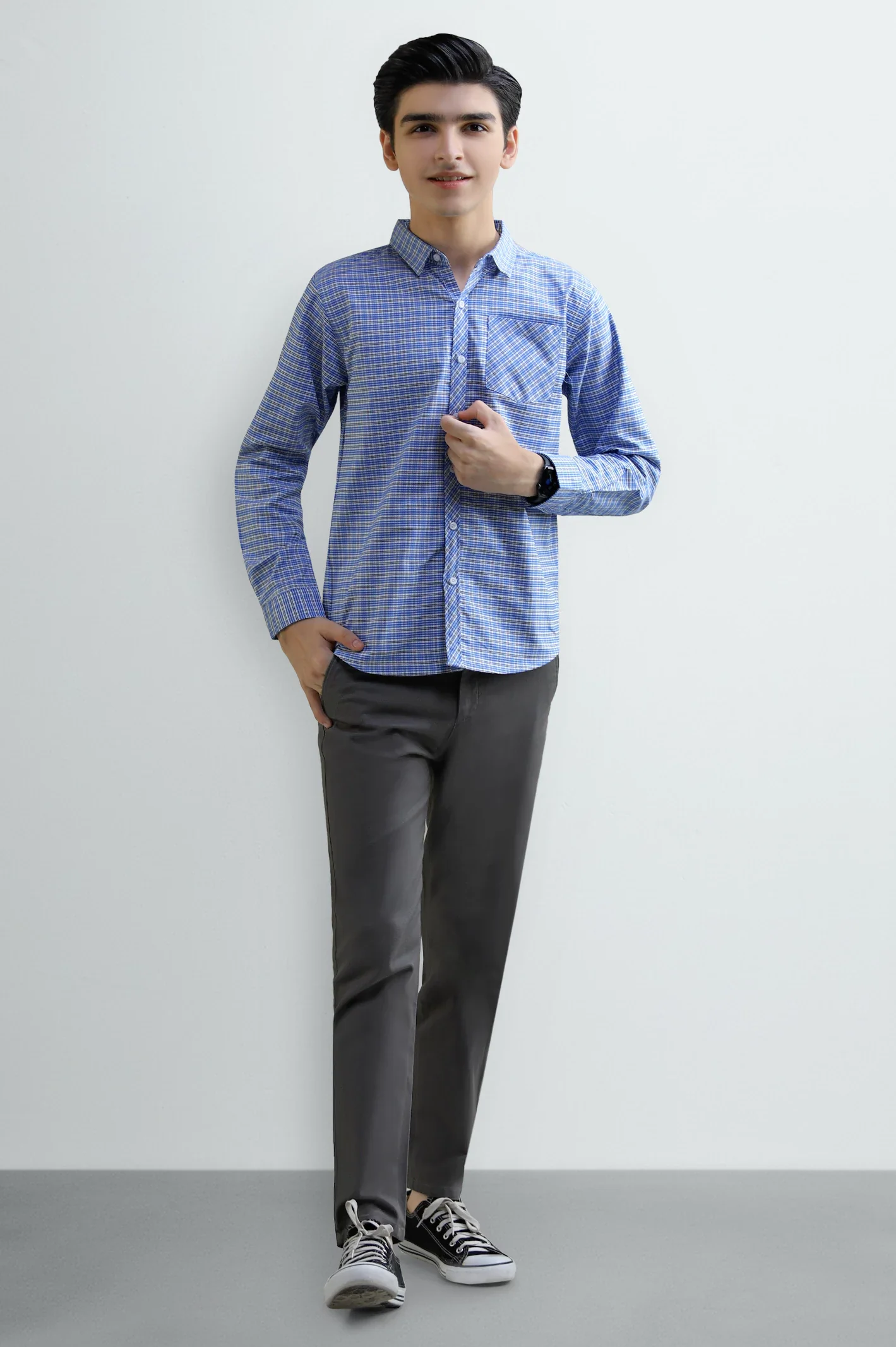 Check Boys Casual Shirt - Image 2