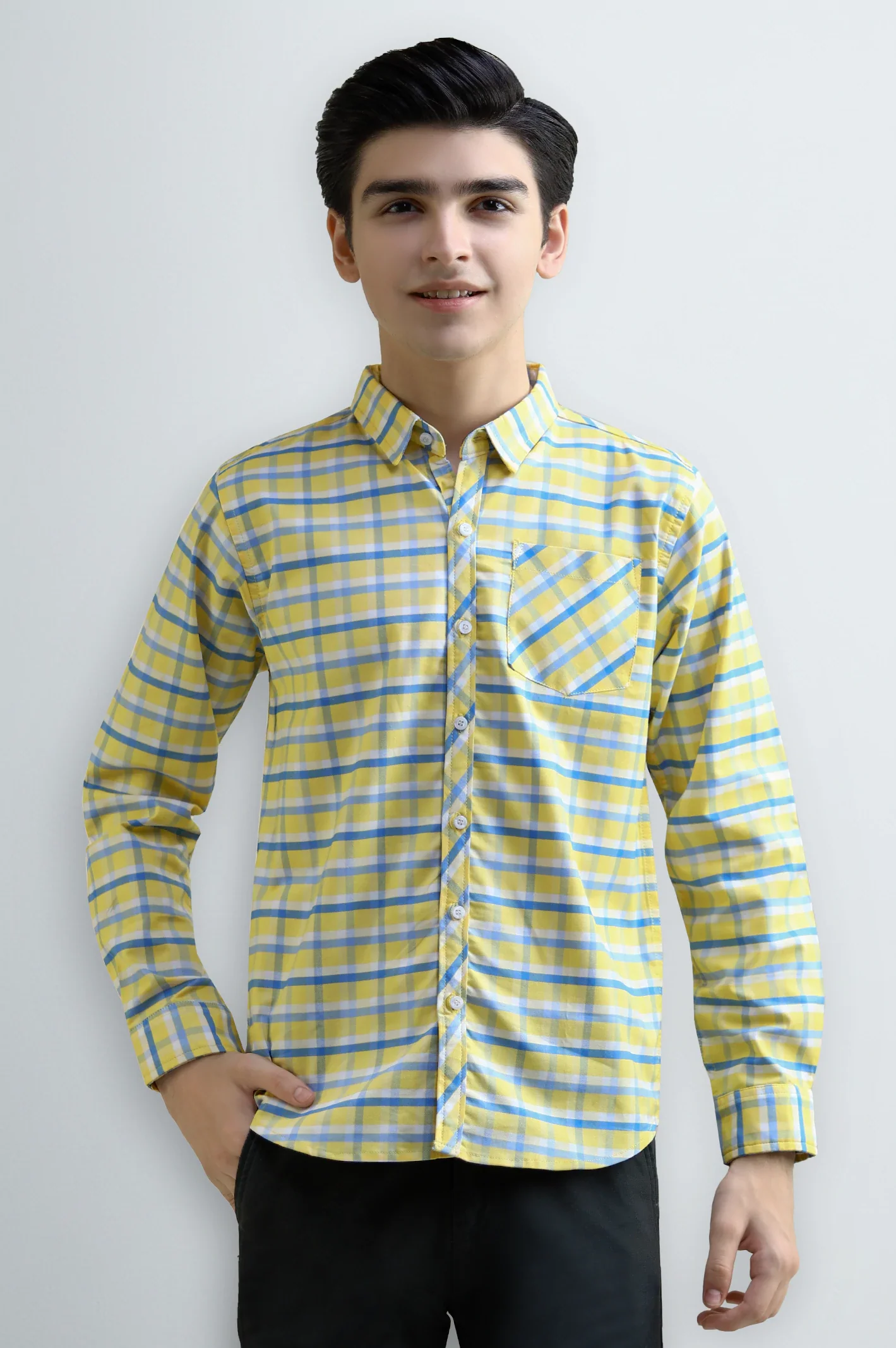 Check Boys Casual Shirt