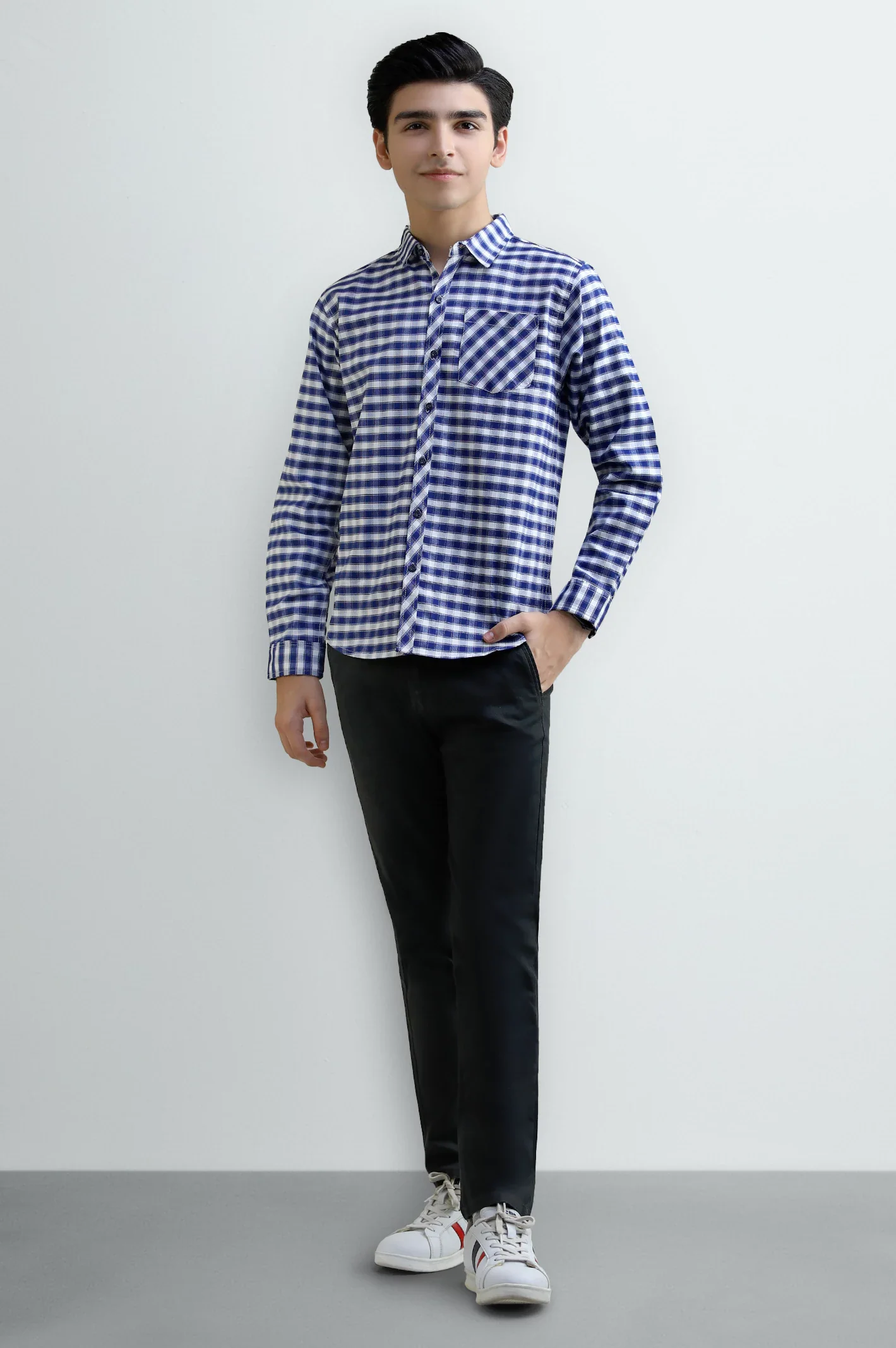Check Boys Casual Shirt - Image 2