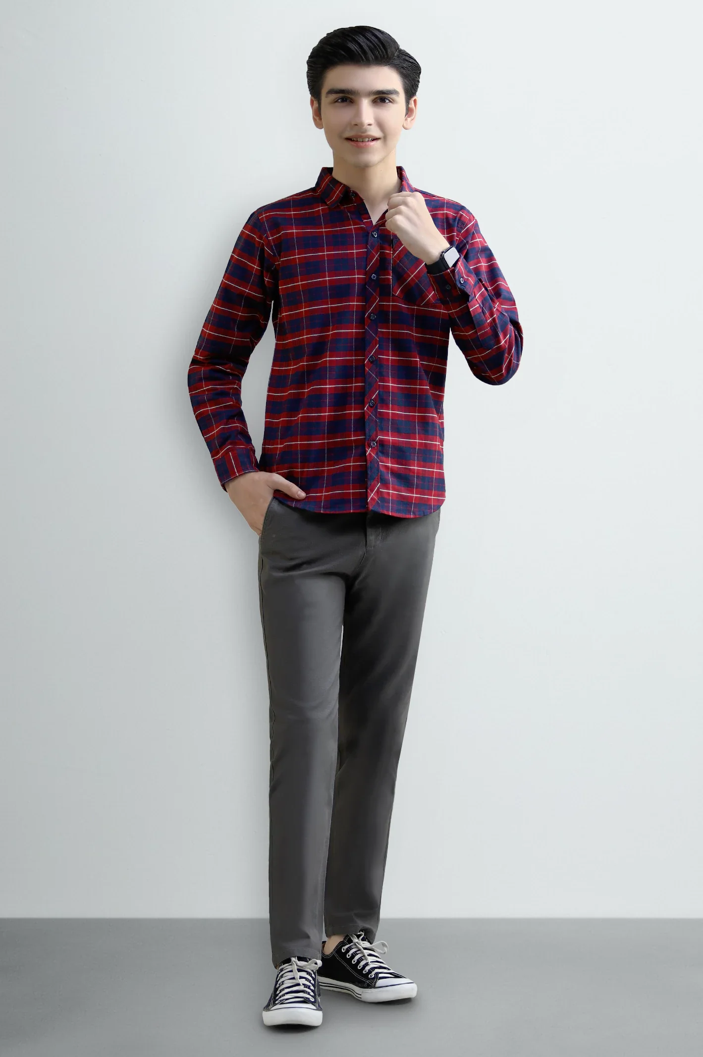 Check Boys Casual Shirt - Image 2