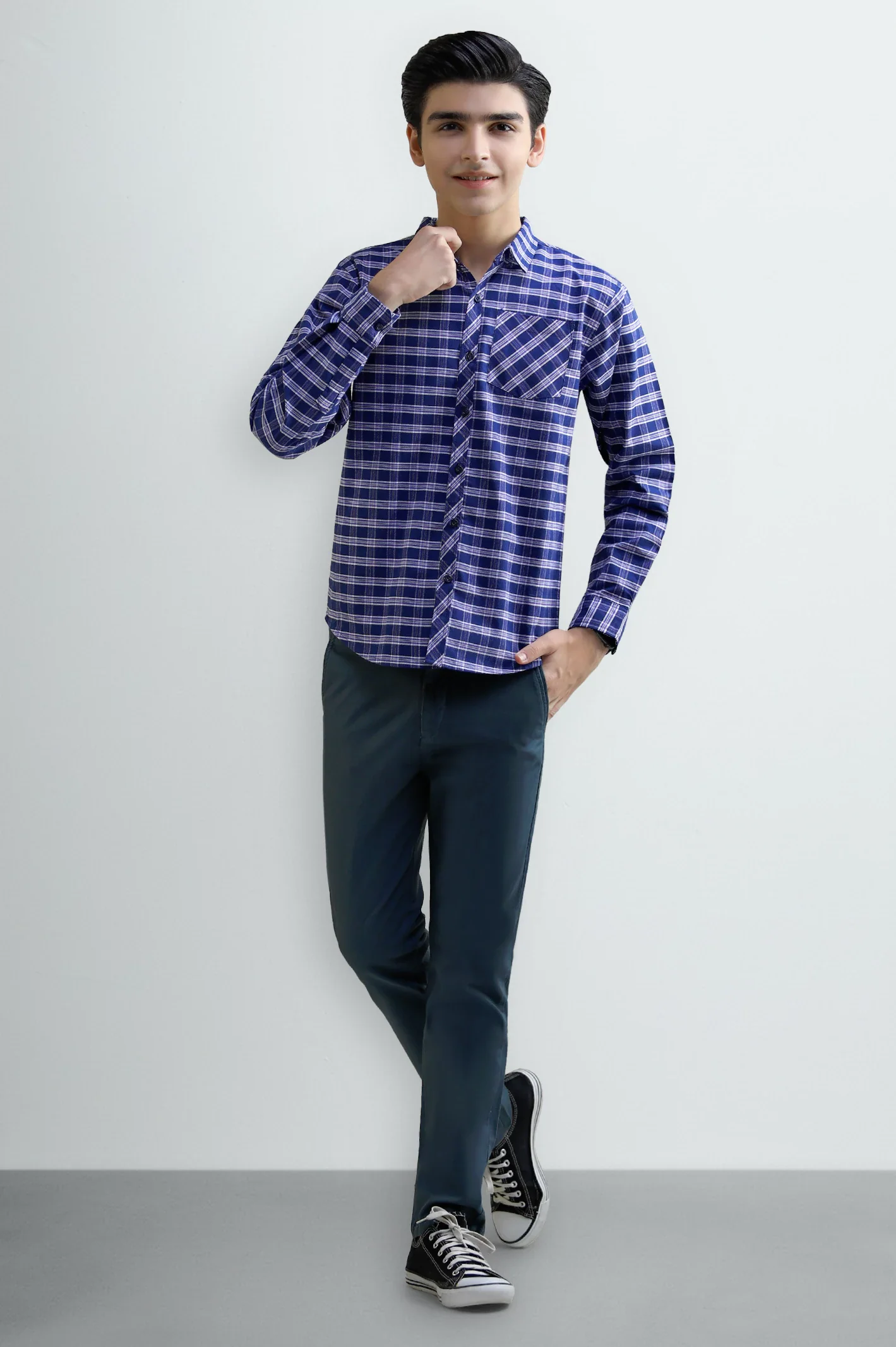 Check Boys Casual Shirt - Image 2