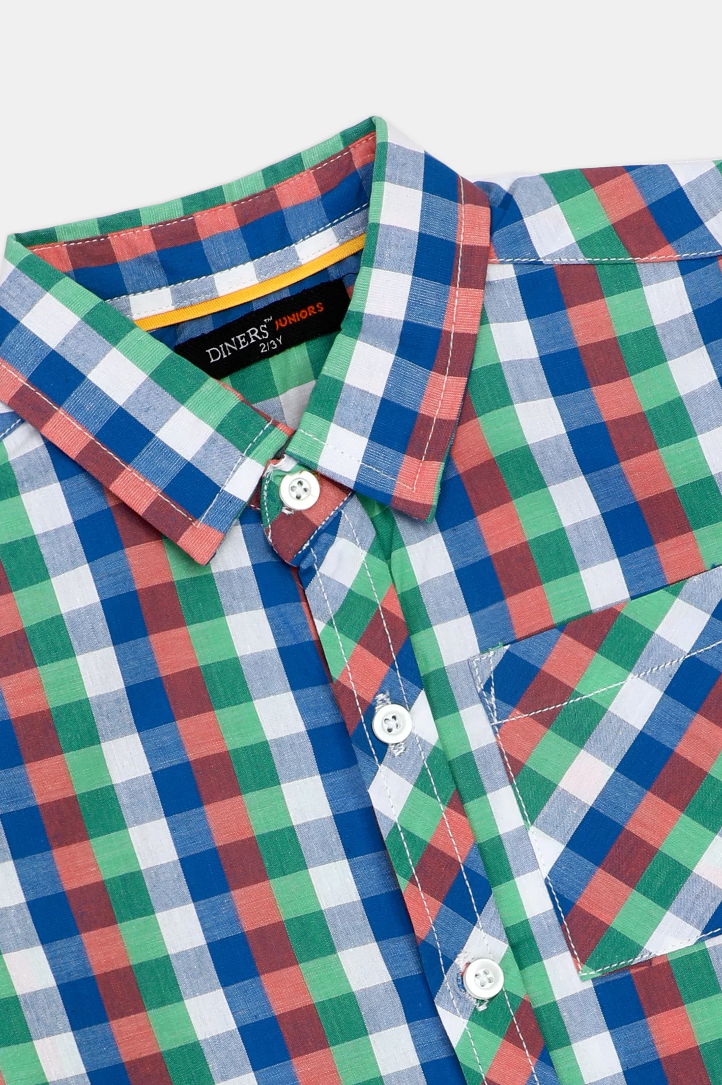 Multicolor Gingham Check Casual Shirt - Image 2