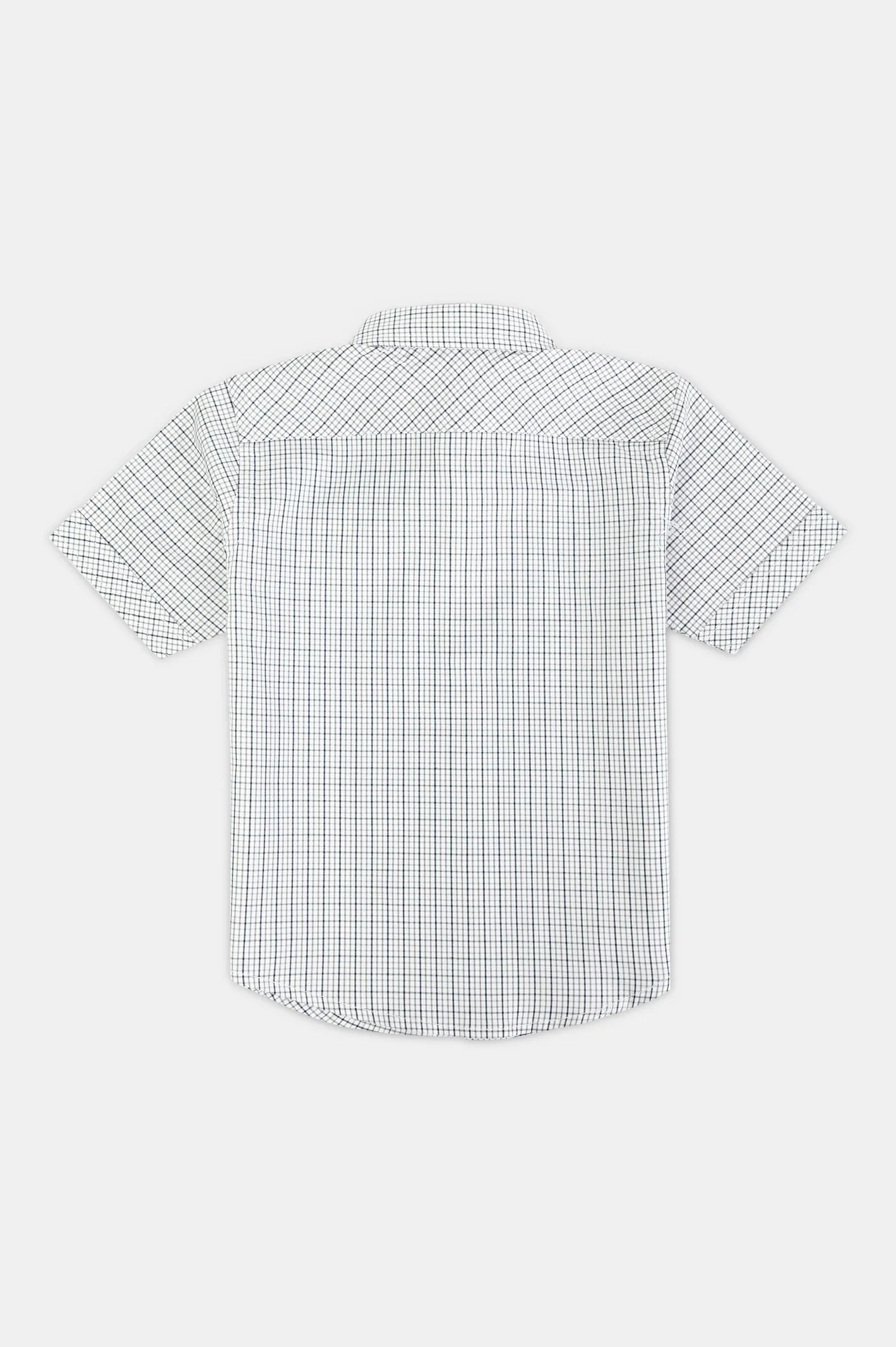 Tattersall Check Boys Casual Shirt - Image 3