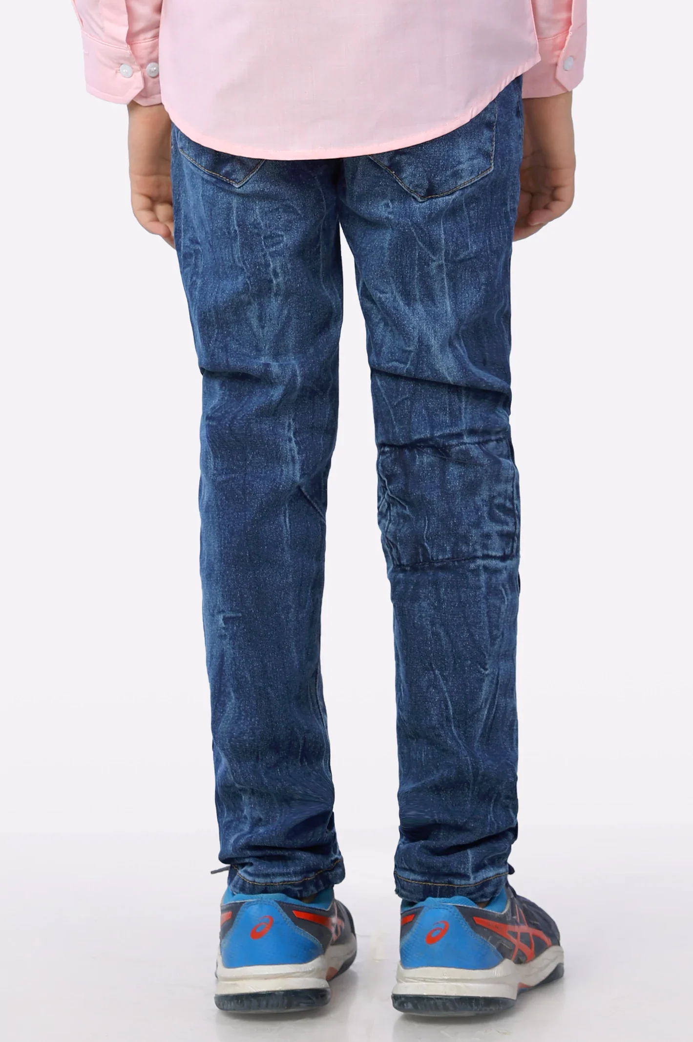 Blue Slim Fit Denim Jeans - Image 3