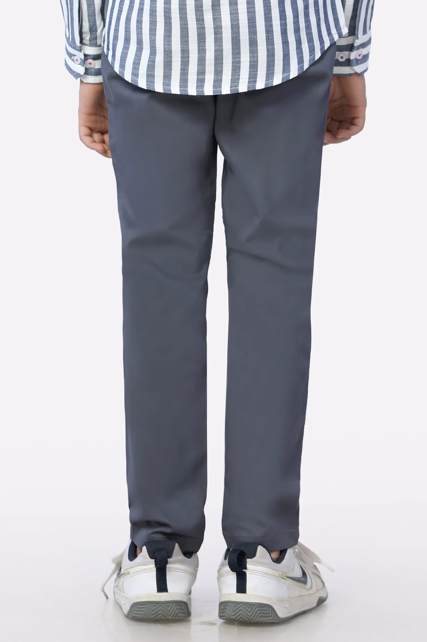 Grey Cotton Chino - Image 3