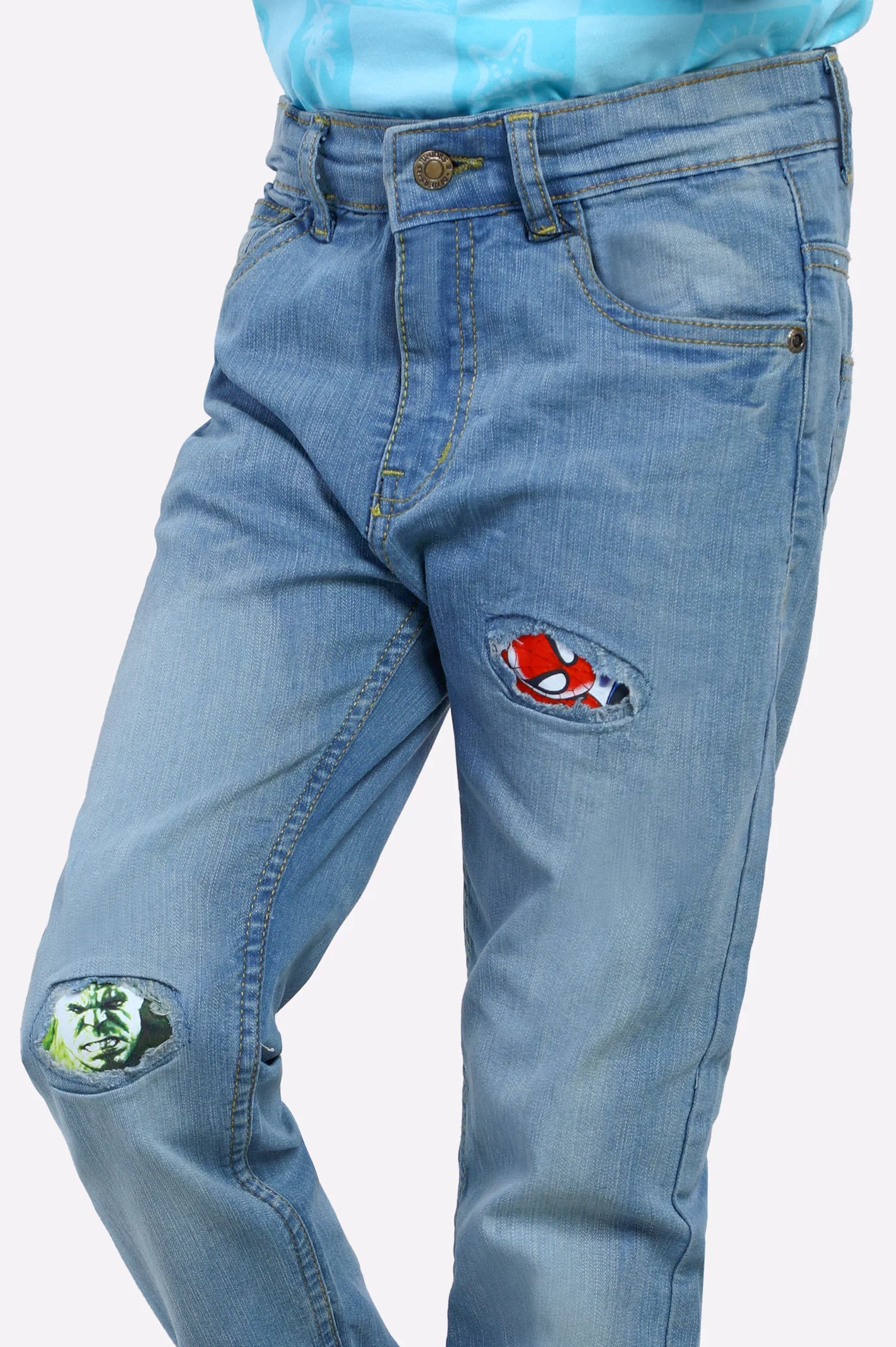 Light Blue Denim Jeans - Image 2