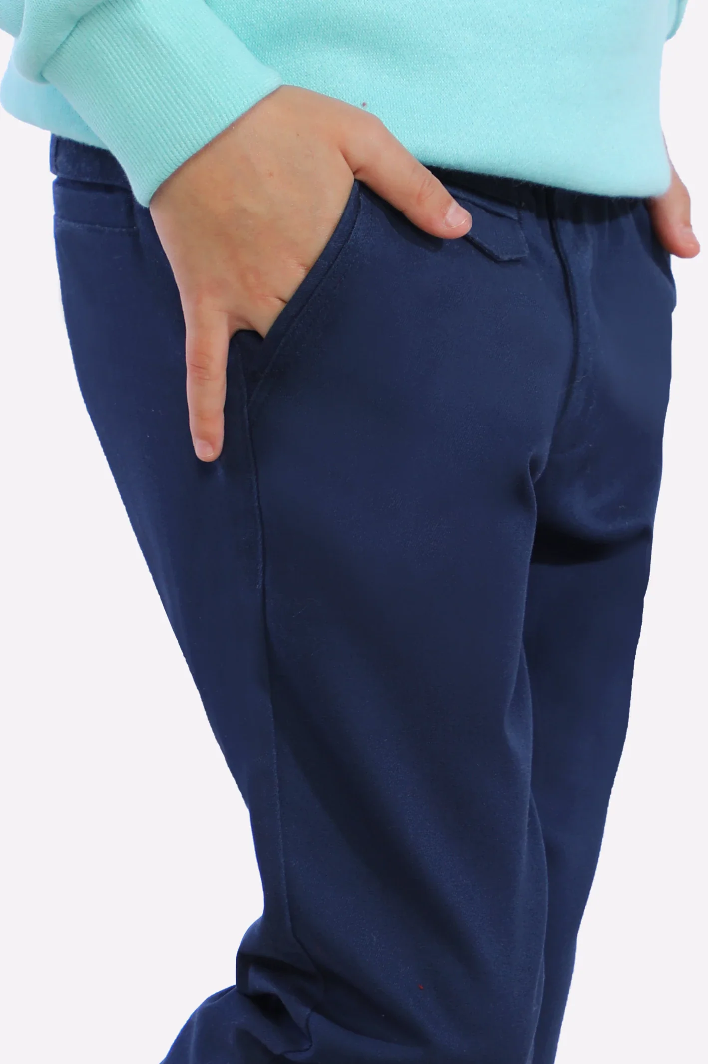 Navy Blue Chino Trouser - Image 2