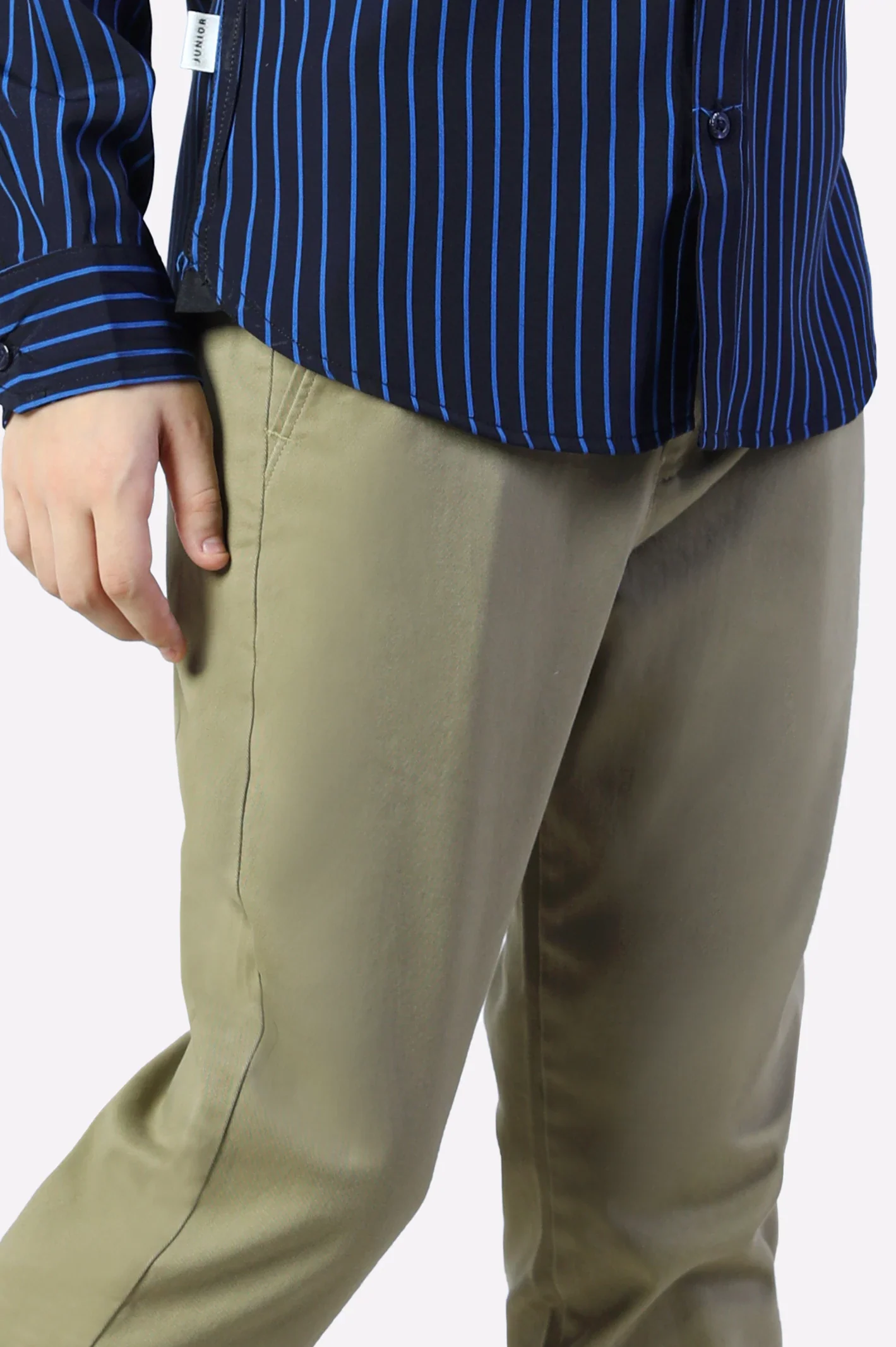 Beige Smart Fit Cotton Chino - Image 2