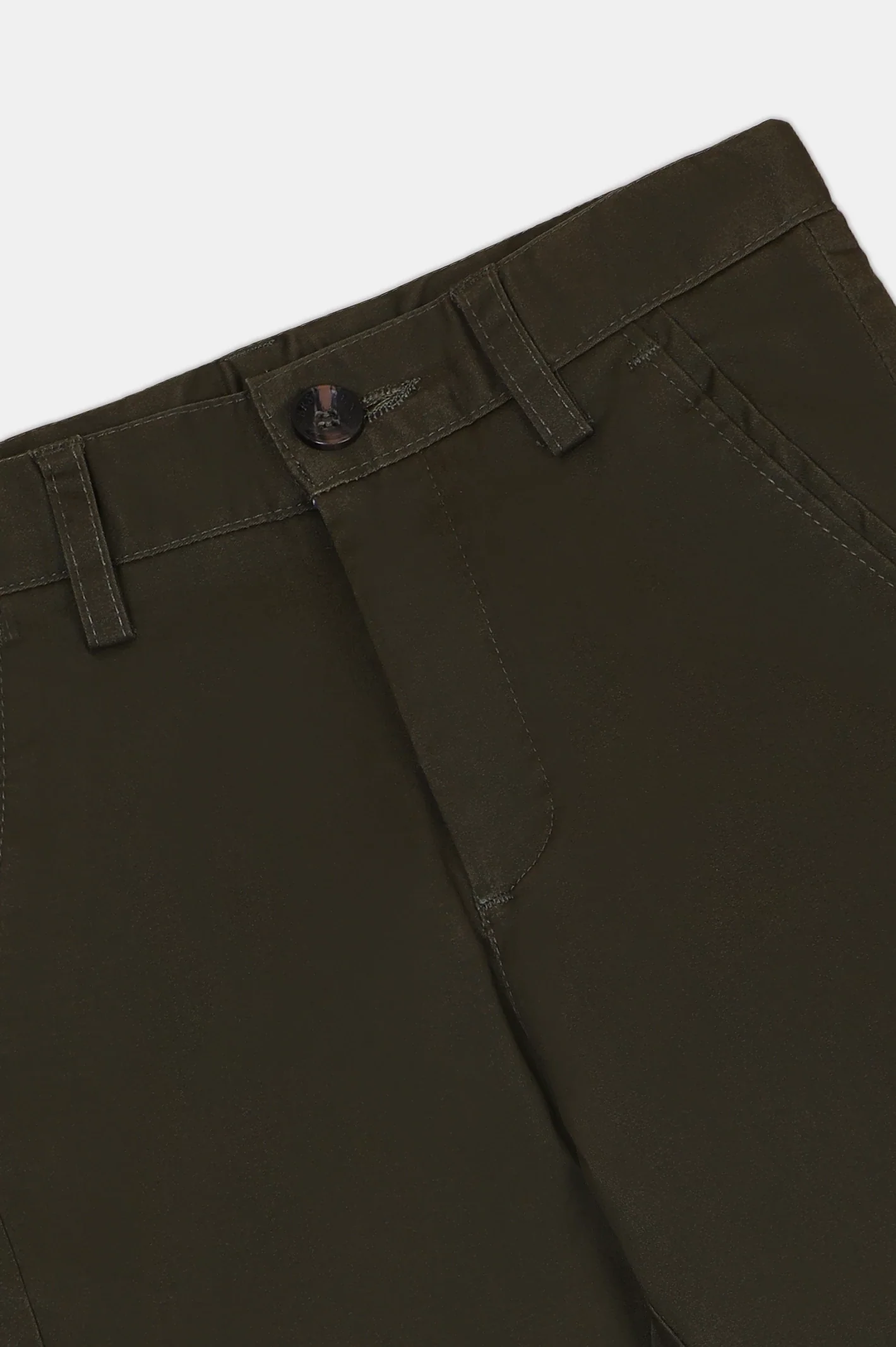 Dark Olive Boys Chinos - Image 2