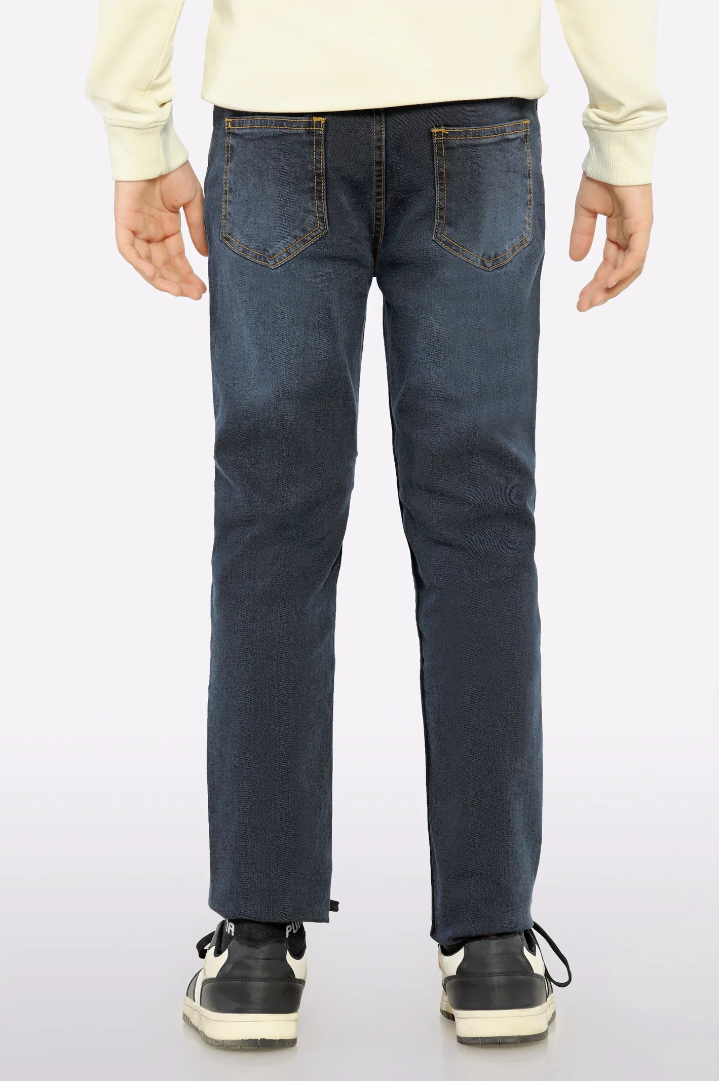Blue Denim Jeans For Boys - Image 3