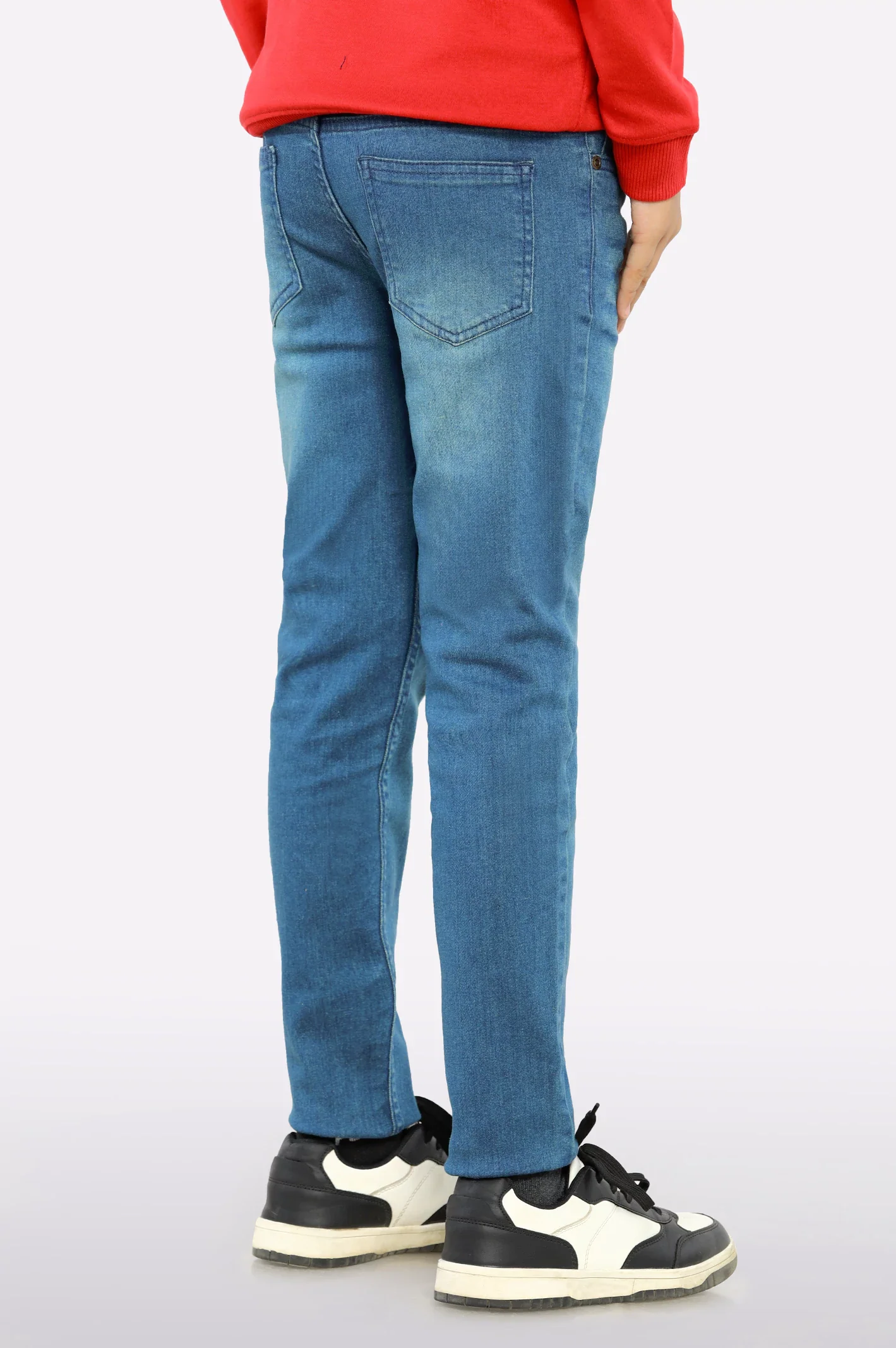 Dark Blue Denim Jeans For Boys - Image 3