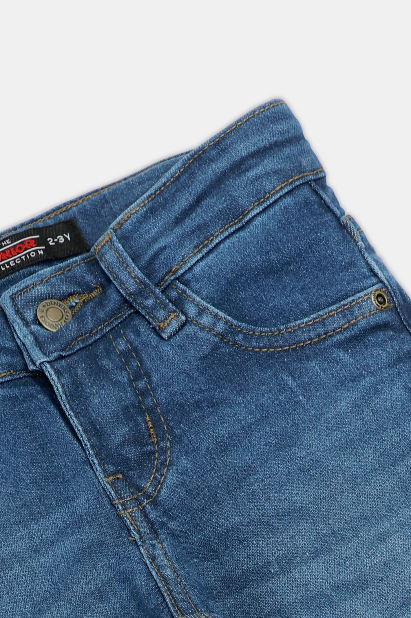 Boys Medium Blue Denim Jeans - Image 2