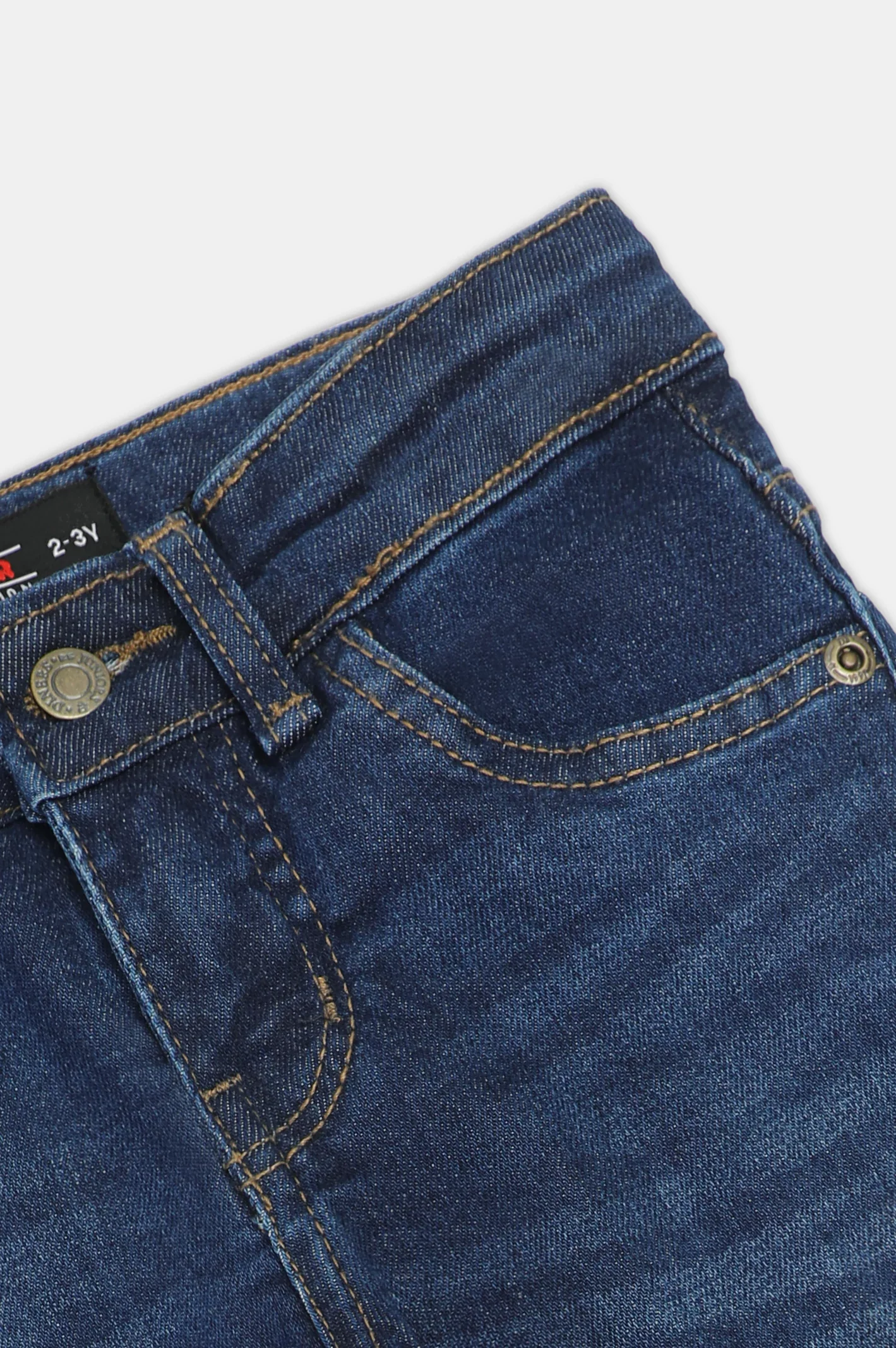 Boys Dark Blue Denim Jeans - Image 2