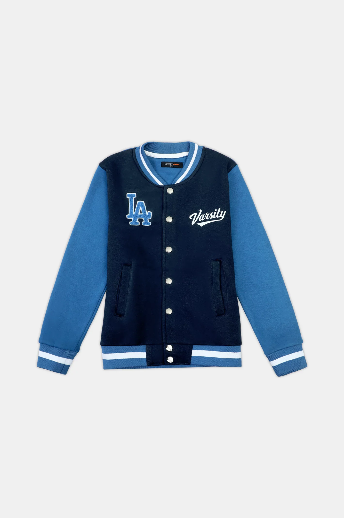 Navy Blue Boys Bomber Jacket
