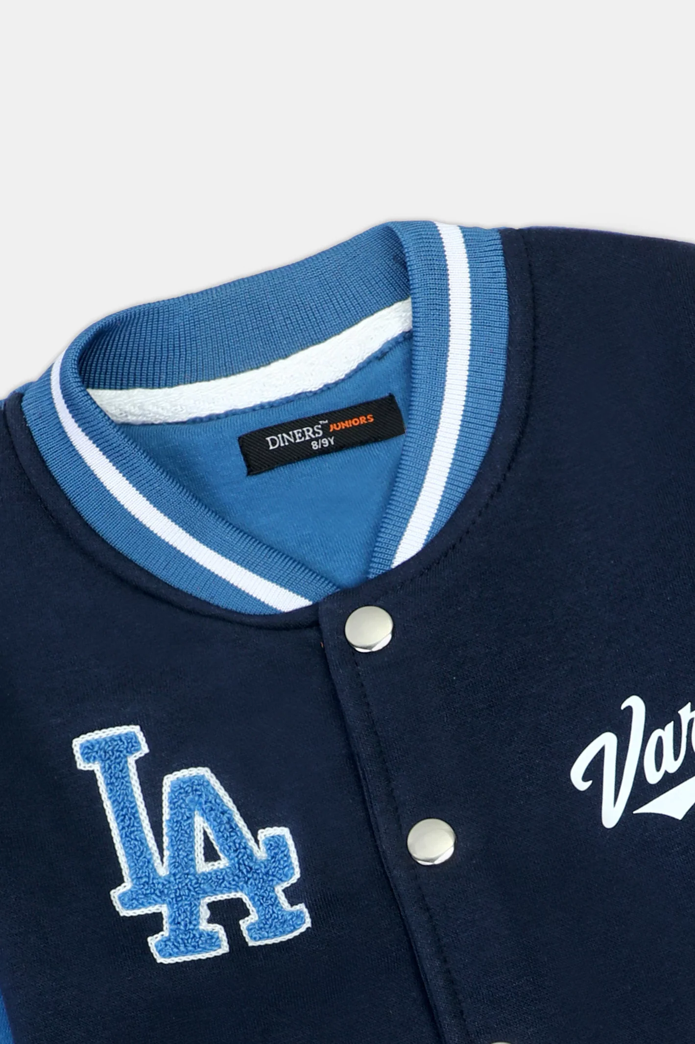 Navy Blue Boys Bomber Jacket - Image 2