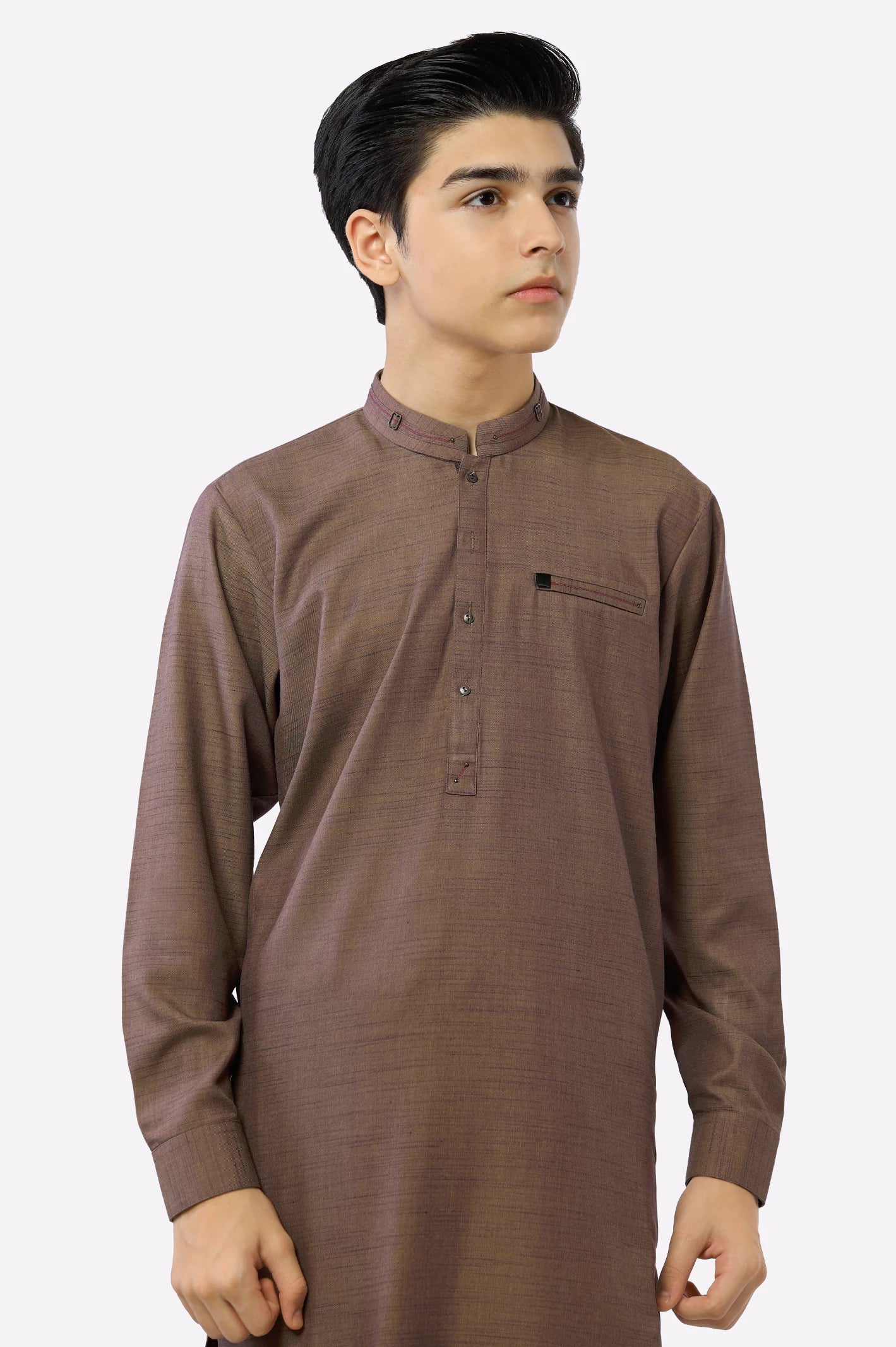 Brown Boys Shalwar Suit - Image 3