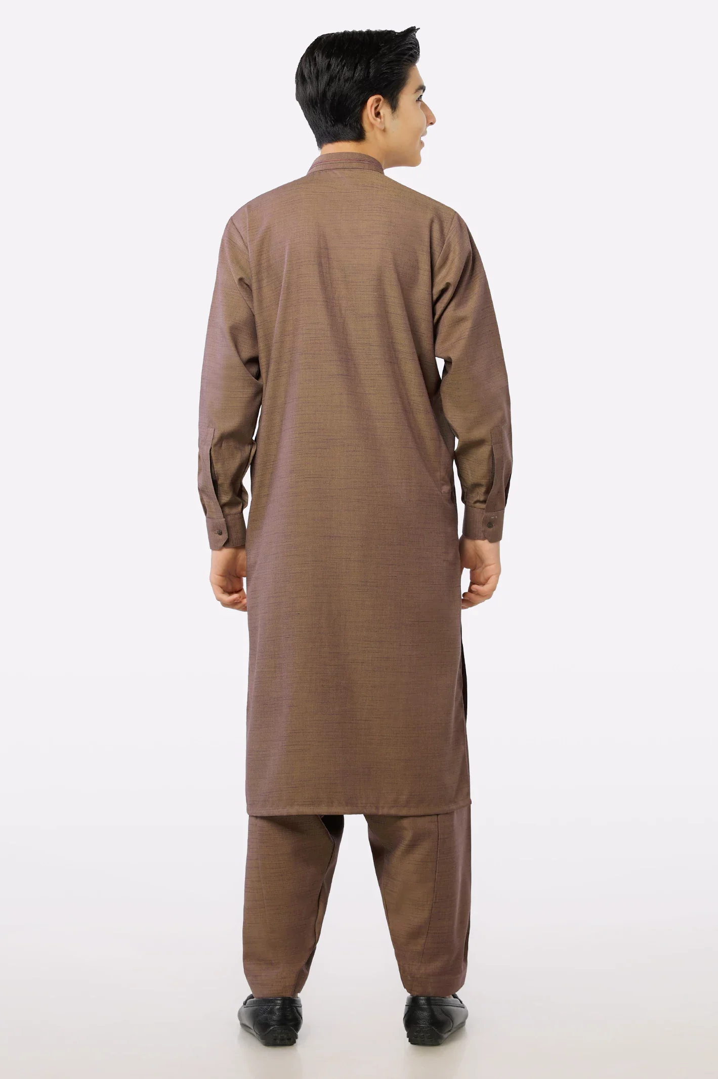 Brown Boys Shalwar Suit - Image 4